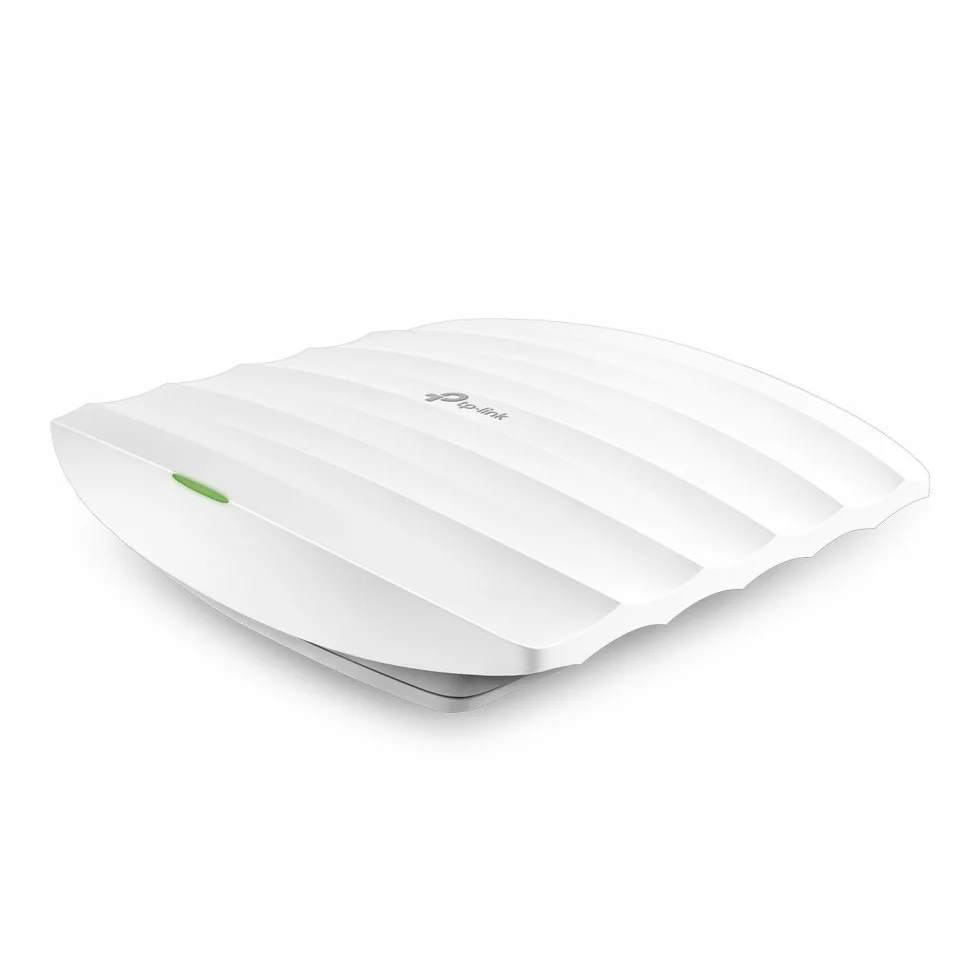 TP-Link EAP115 Professionale Access Point Wireless N 300 Mbps, PoE 802.3af, Predisposizione al Montaggio a Soffitto, Captive Portal, Bianco, N300