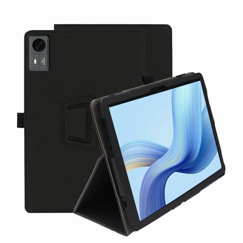Compatibile Per MEDIACOM SMARTPAD AZIMUT 4 PLUS 11 INCH Tablet Custodia protettiva in pelle Cover con Funzione di Supporto, Auto Svegliati Sonno, Protezione in PU Pelle (Nero)