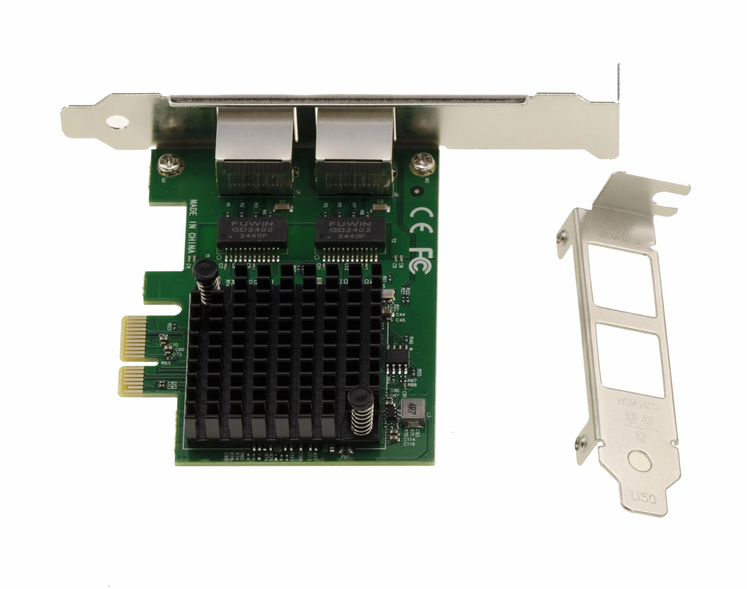 KALEA-INFORMATIQUE 2,5G x2 LAN Gigabit Ethernet 2 porte RJ45 Doppio chipset Intel I226 SRKTU Scheda controller di rete PCIe Supporto 10 100 1000 2500 1 G 2,5 G