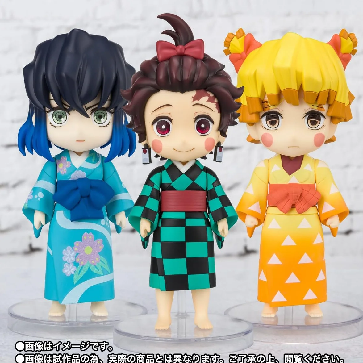 Bandai Spirits Figuarts mini Tamashi Nations Demon Slayer Kimetsu no Yaiba Sumiko Zenko Inoko Entertainment District Arc Set