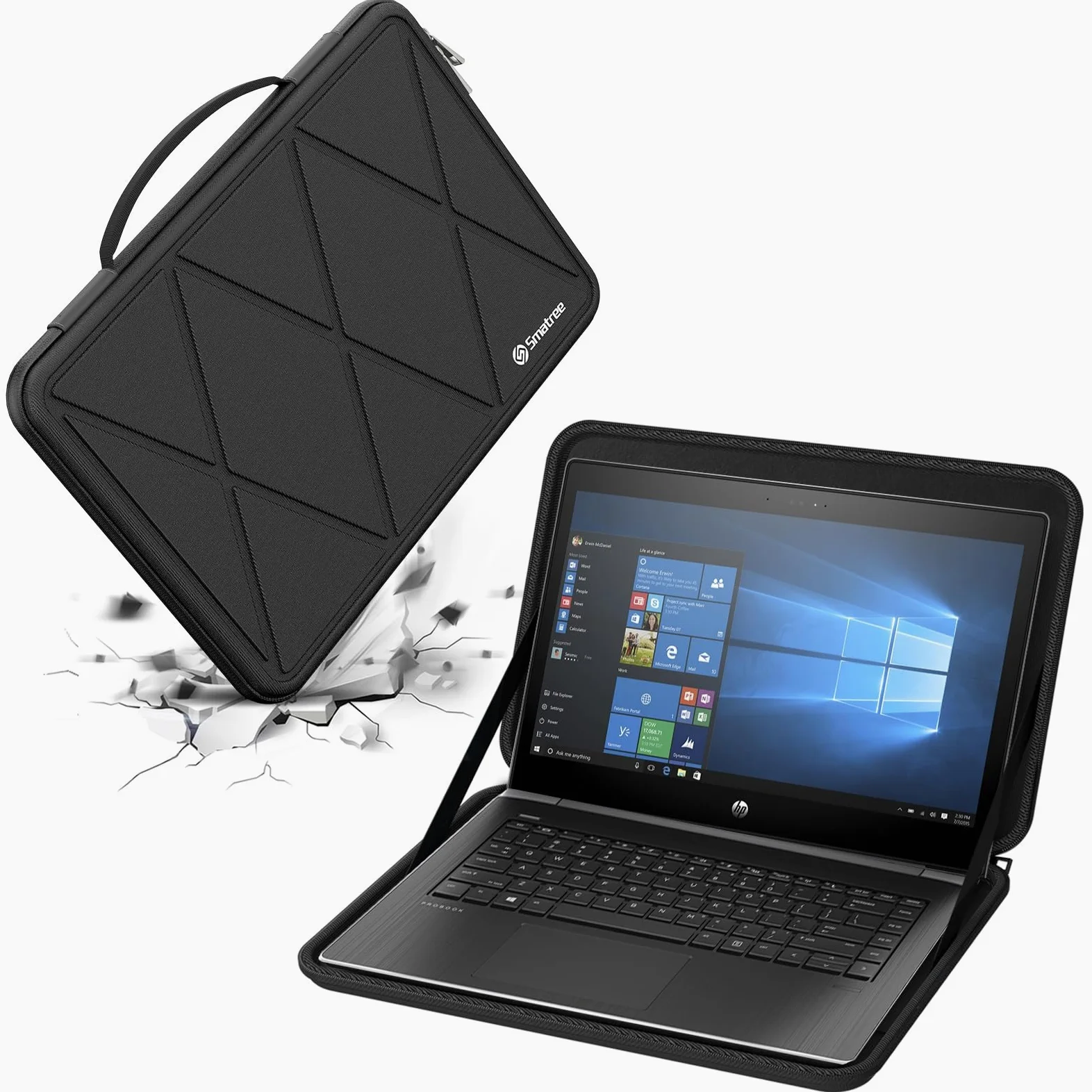 Smatree custodia rigida in EVA Compatible per 14 pollici HP OmniBook 3 Next Gen AI 14, per 14 pollici HP Pro mt440 G3 Mobile Thin Client portatile/ProBook 440/445 G10/G9 Notebook PC (X8040T)