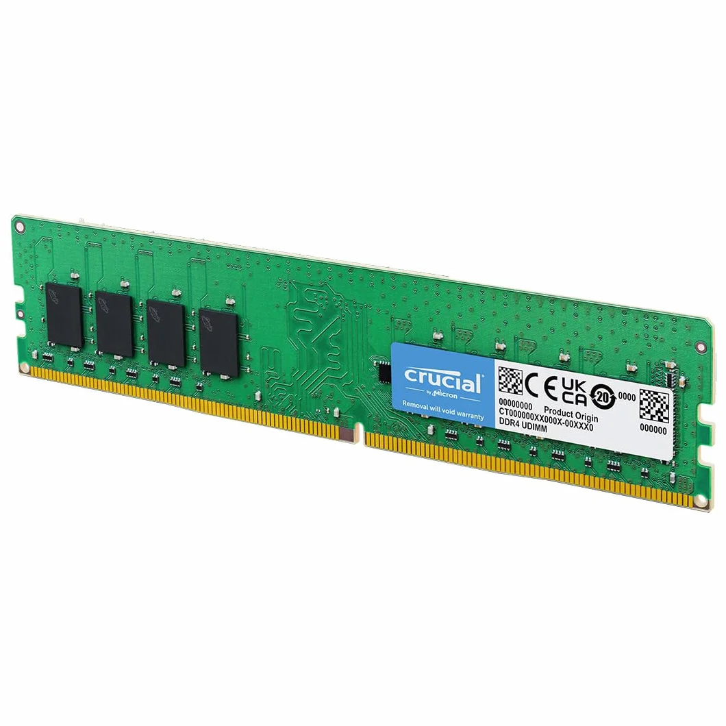 Crucial RAM DDR4 8GB 3200MHz CL22, Memoria PCMemoria ad Alte Prestazioni (o 2933MHz / 2666MHz) - CT8G4DFRA32A