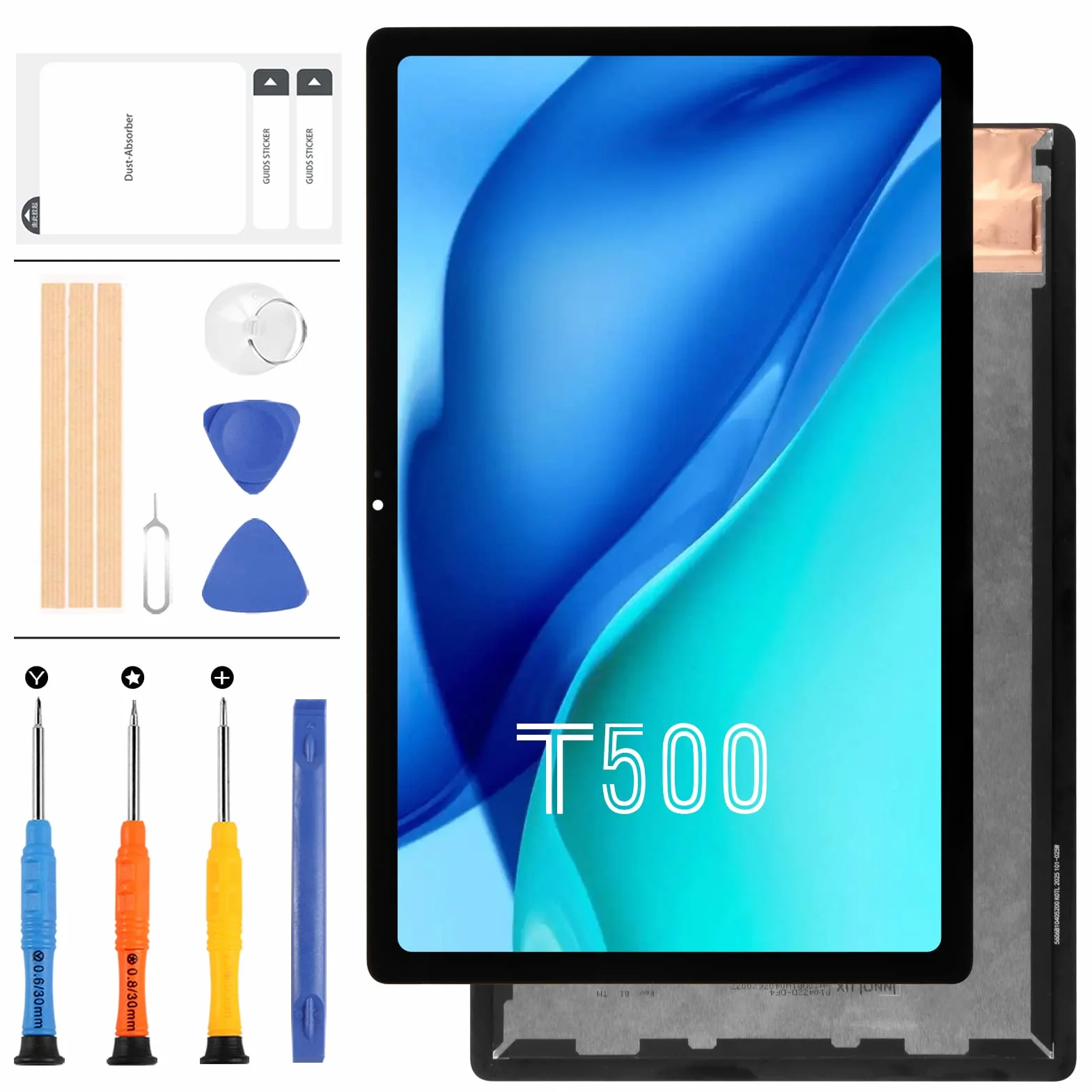 LADYSON Originale per Samsung Galaxy Tab A7 10.4 Pollice (2020) SM-T500 T505 T500 Display LCD Touch Sensor Vetro Schermo Digitizer Assembly Panel Lens Kit di Ricambio con Strumenti Gratuiti(Nero