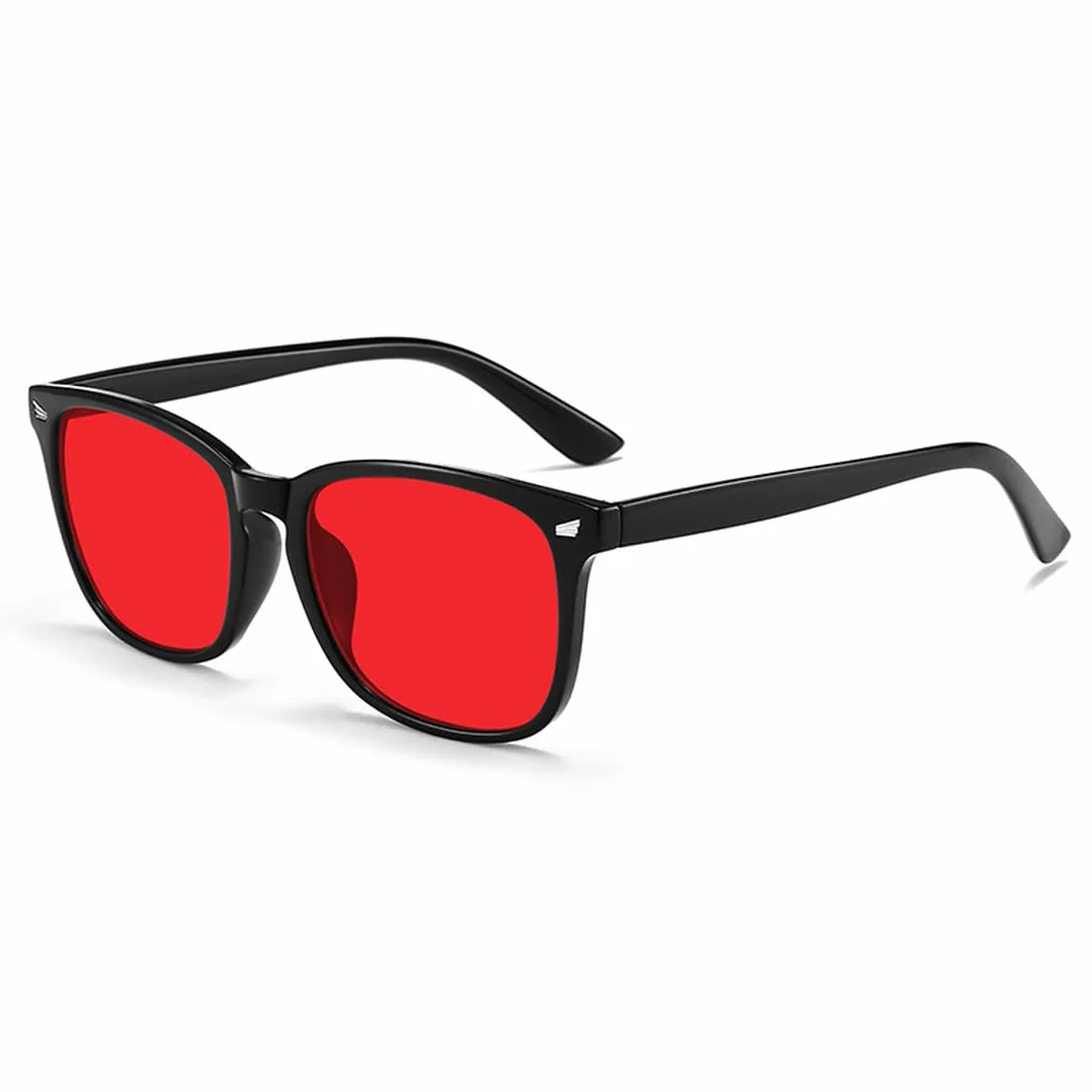 Occhiali Blue Blocker Lenti Rosse 99% Anti Luce Blu Uomo TR90 Computer Filtro Luce Blu Donna