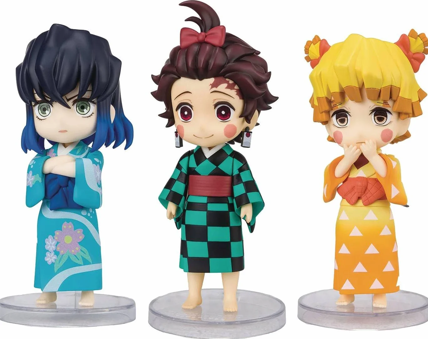 Bandai Spirits Figuarts mini Tamashi Nations Demon Slayer Kimetsu no Yaiba Sumiko Zenko Inoko Entertainment District Arc Set