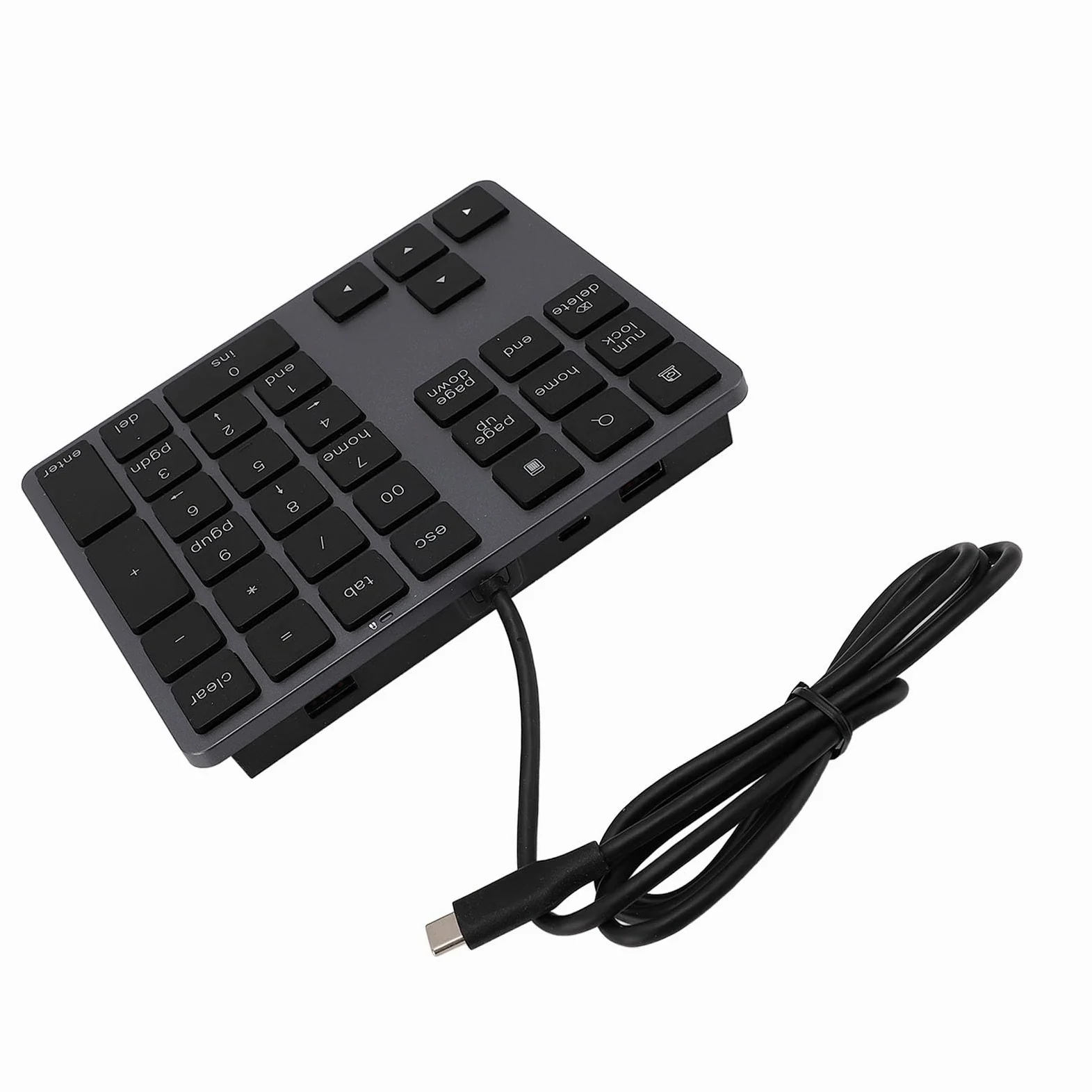 Tastierino Numerico Cablato Tastiera Esterna Sottile per Laptop e PC Desktop 34 Tasti Hub di Input Dati Efficiente USB C
