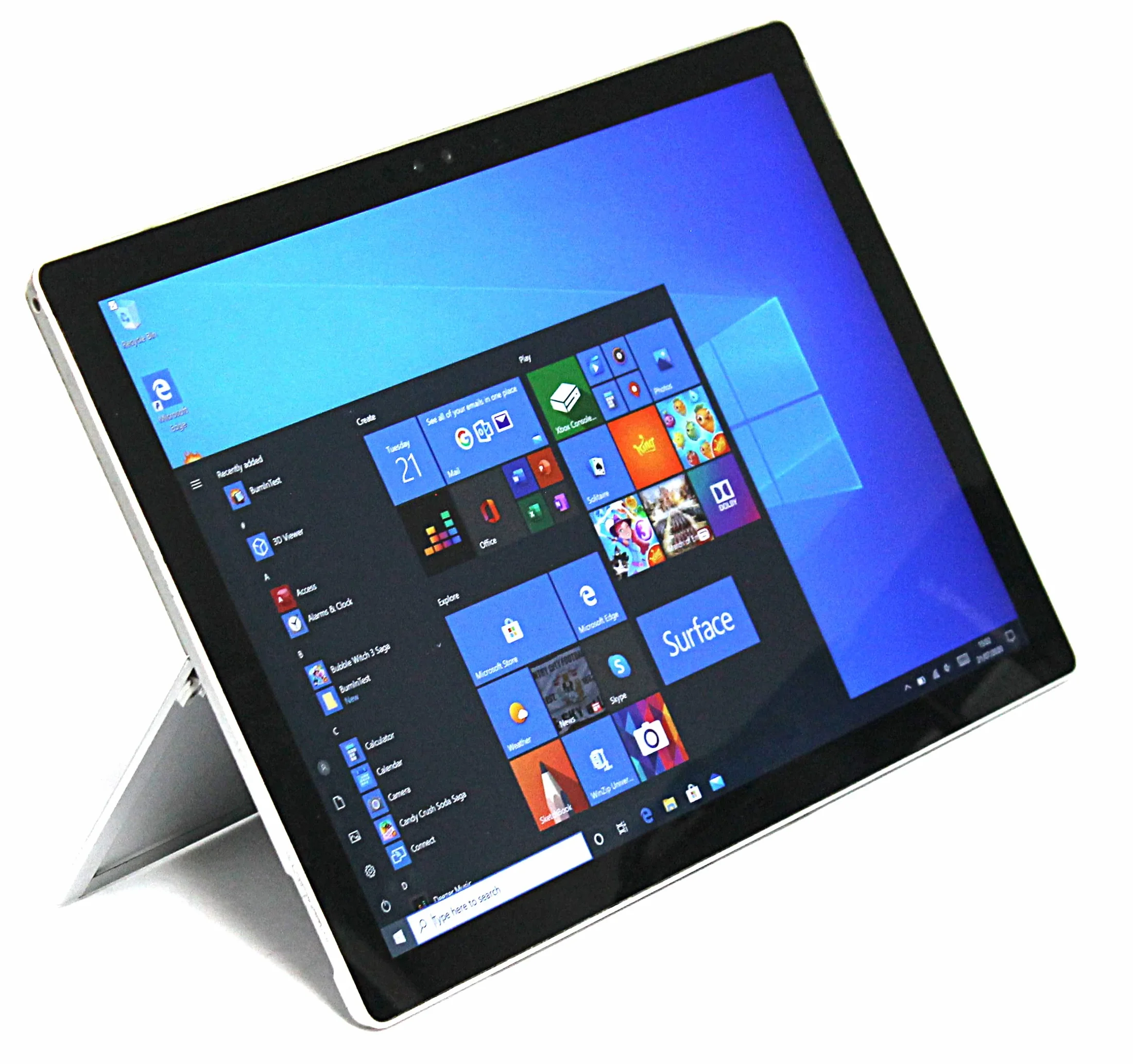 Microsoft Surface Pro 4 Intel Core i5-6300U 12,3" 4GB RAM 128GB SSD Platino Ricondizionato