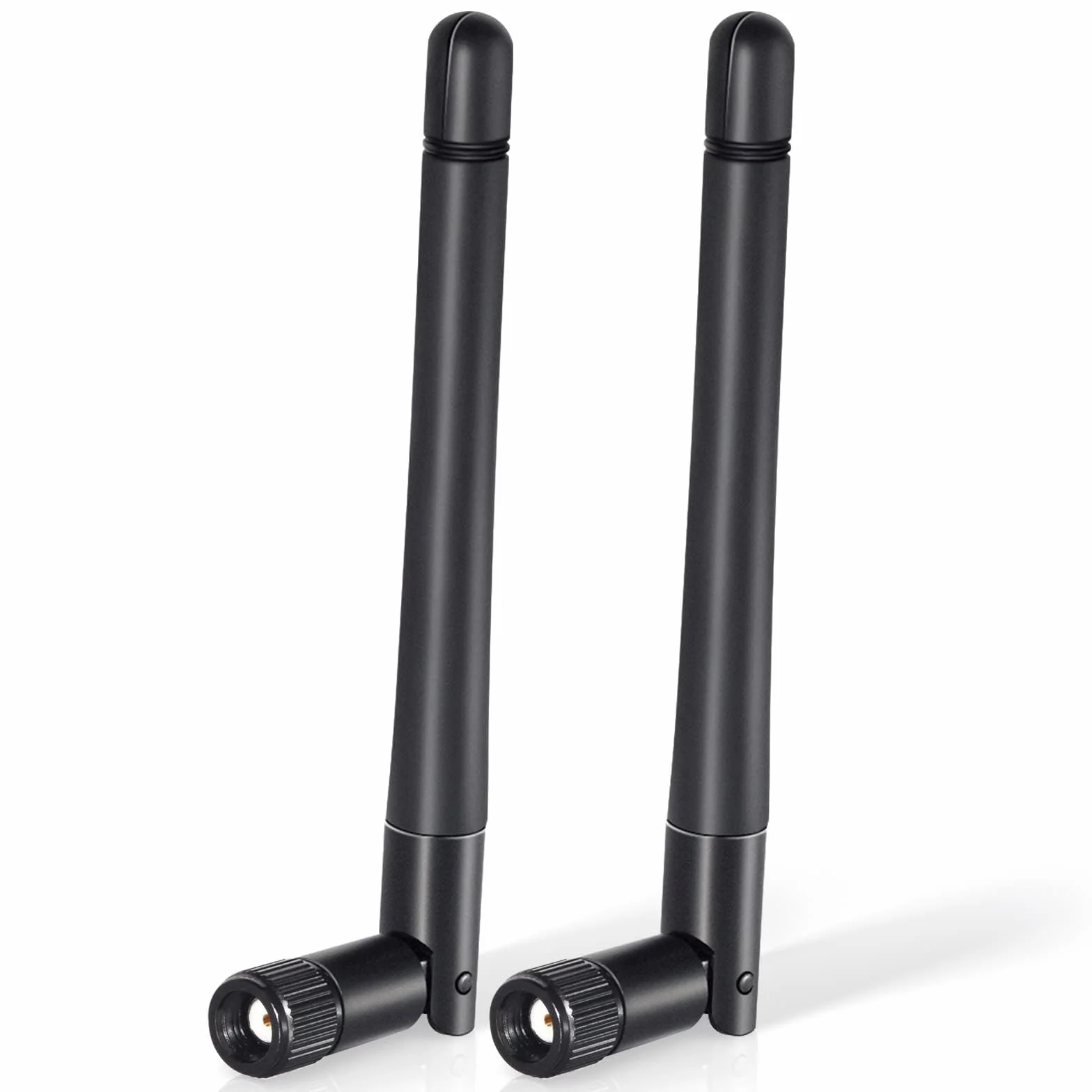 Bingfu Antenna WiFi 2,4 GHz 5 GHz 5,8 GHz Bibanda 3 dBi Maschio RP-SMA per Scheda Rete Wireless Router WiFi Telecamera IP Sicurezza Videocamera di Retromarcia Blutooth Stereo Adattatore USB