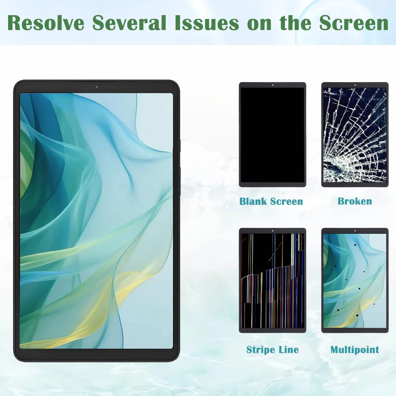 Schermo di ricambio per schermo LCD Samsung Galaxy Tab A9 8.7 X110 con kit