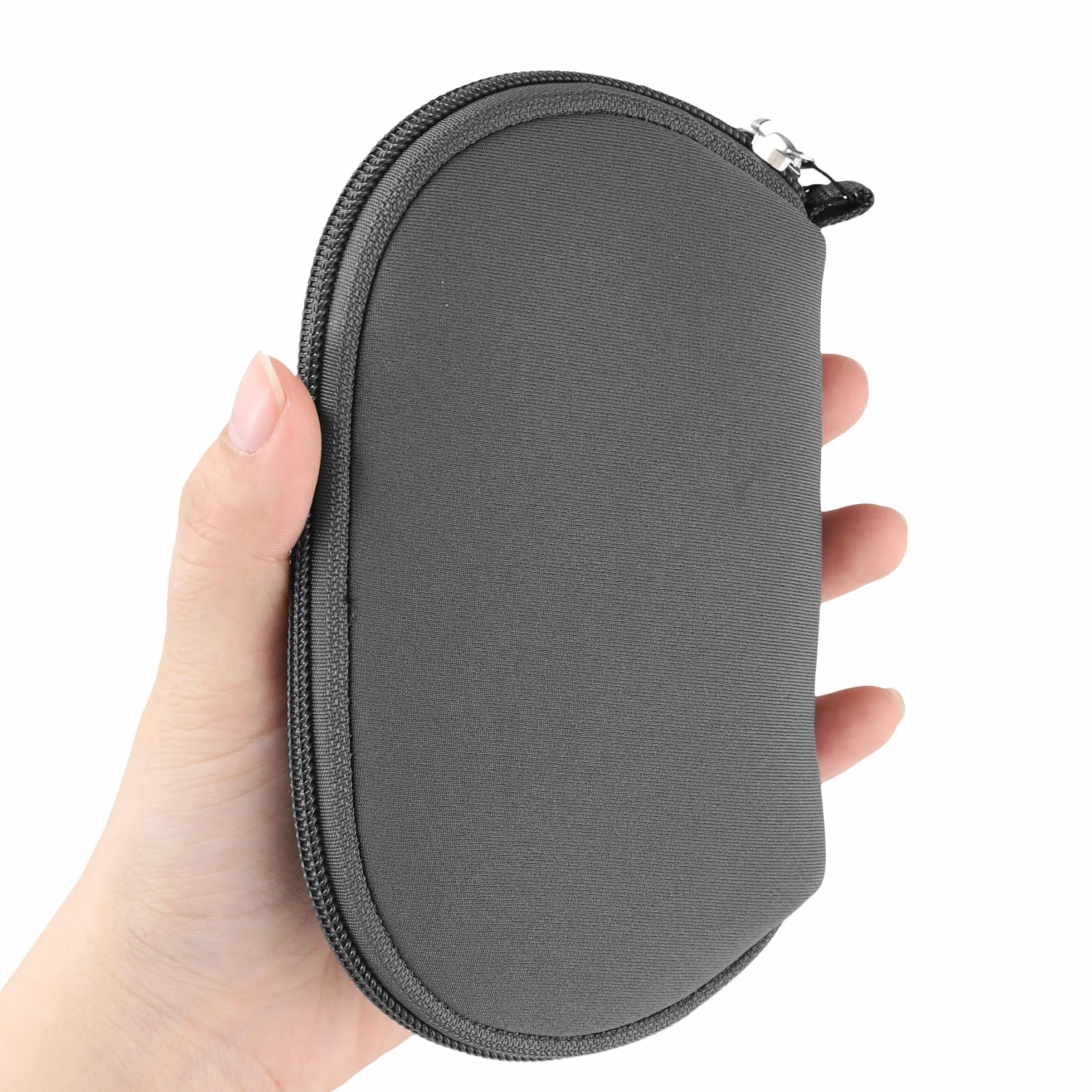 kwmobile Custodia Mouse Wireless Compatibile con Logitech MX Master 3 / Master 3S / Master 2S - Custodia Neoprene Mouse - Astuccio Porta Mouse PC Gaming grigio scuro