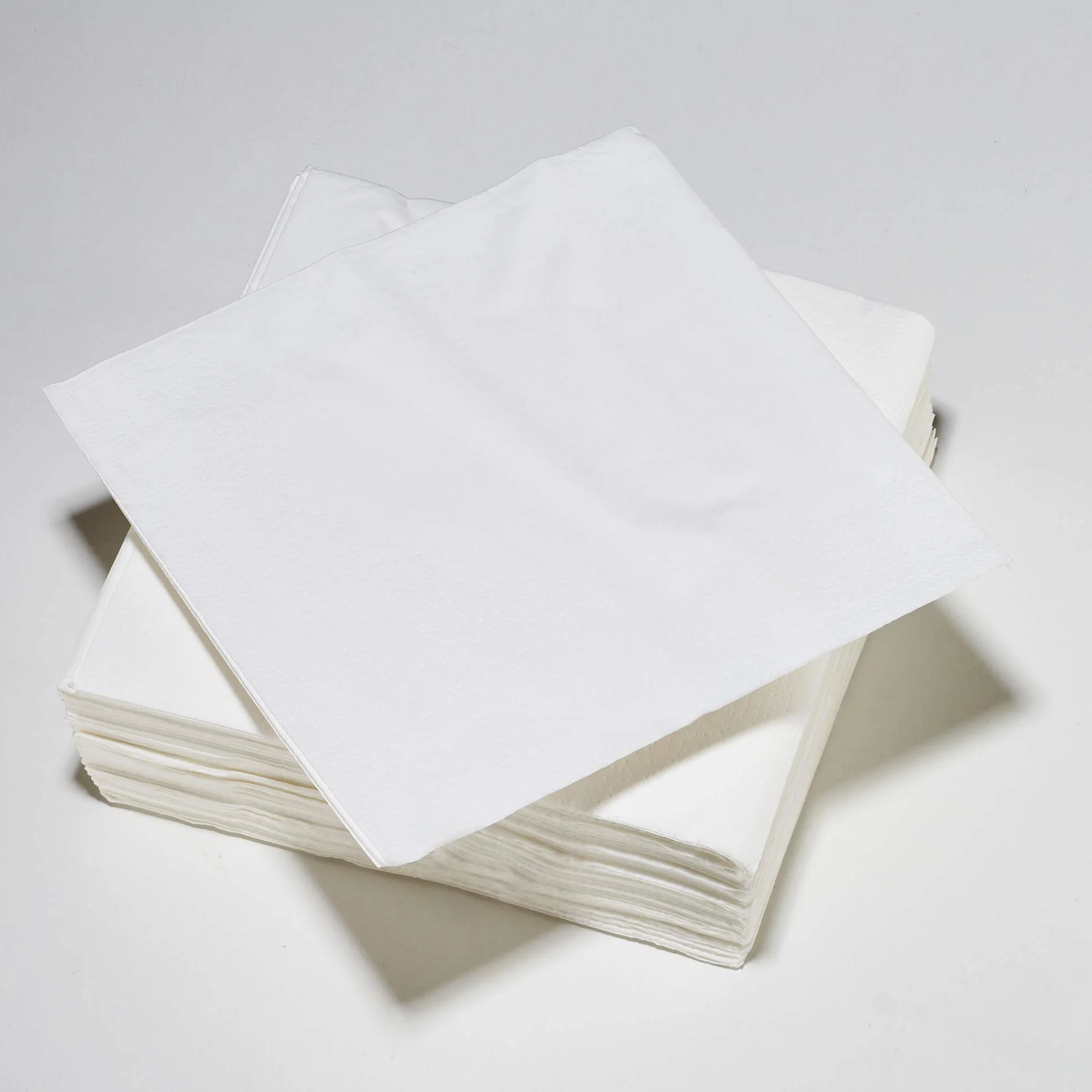 Le Napage Tovaglioli di Carta in Cotone 25x25 cm 3 Strati Bianco FSC