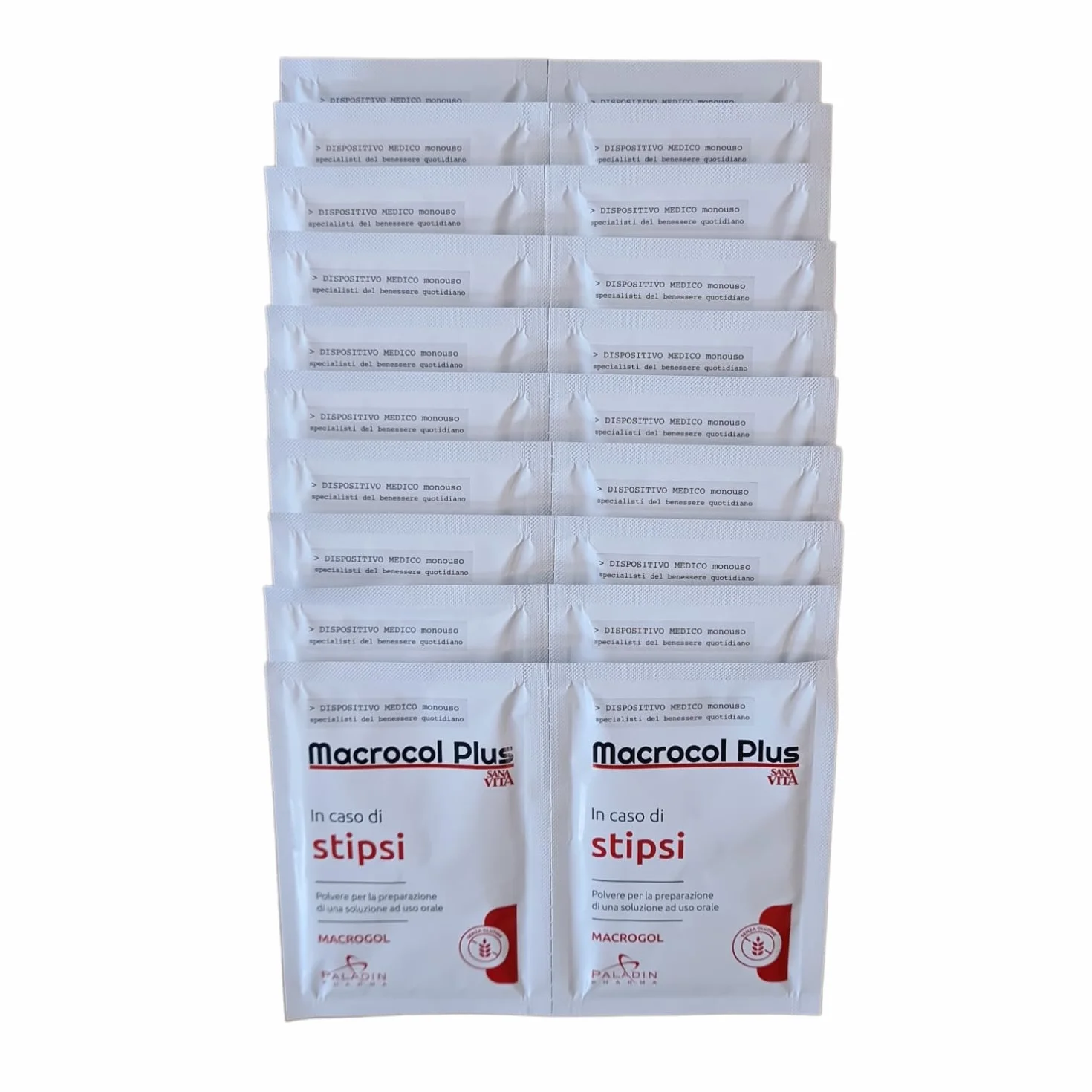 Paladin Pharma Sanavita Macrocol Lassativo Osmotico 13.81 g 20 Bustine