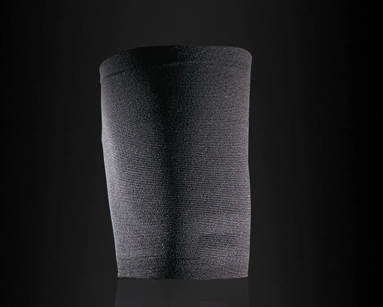 Fascia Elastica Support Bandage Compressione Coscia Ginocchia Tutore Gamba Sport Fitness Unisex Black 2
