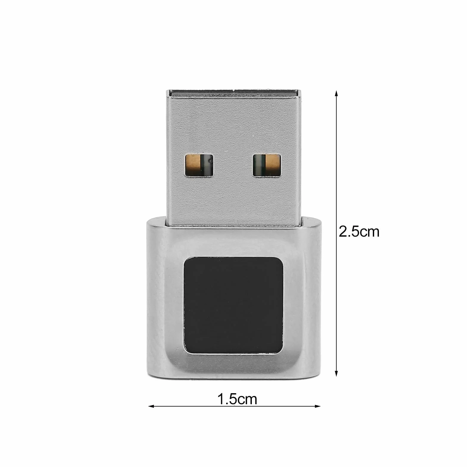 Lettore di Impronte Digitali USB, Scanner di Impronte Digitali Hello, Corrispondenza Rapida al Tocco a 360 Gradi, Sensore di Impronte Digitali Anti-spoofing per PC