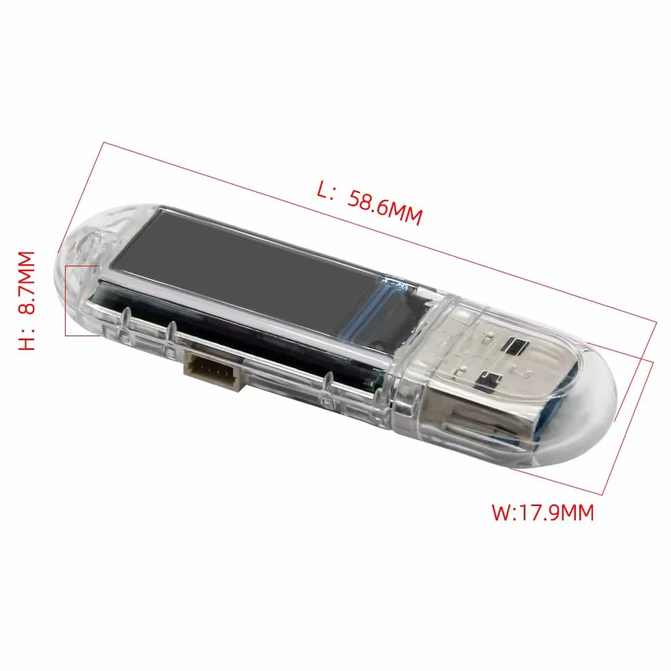 CEDER Nerdminer V2 Bitcoin BTC Miner Lottery Miner (T-Dongle) già assemblato