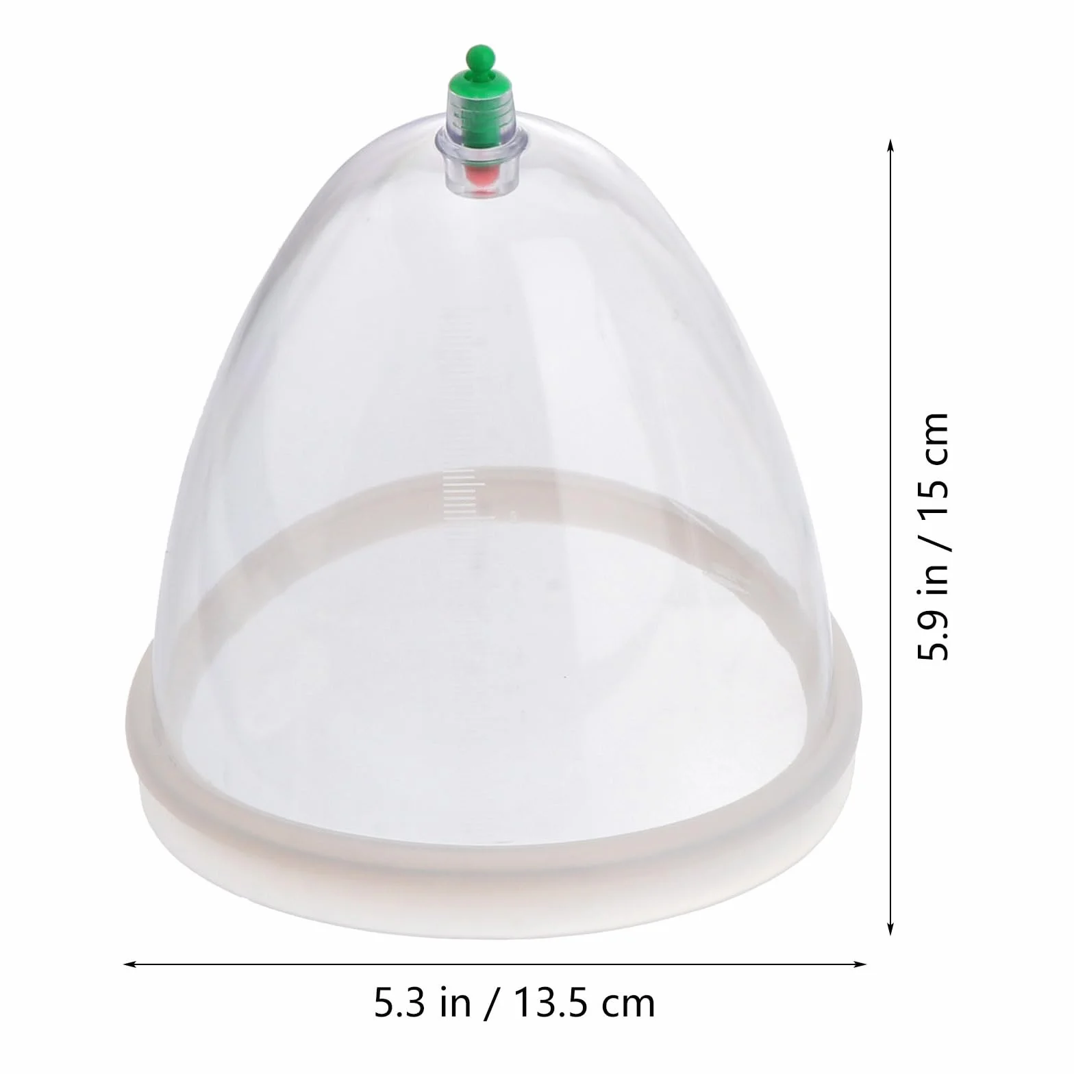 FOMIYES 2 pezzi pompa a vuoto manuale per seno coppettazione accessori donna