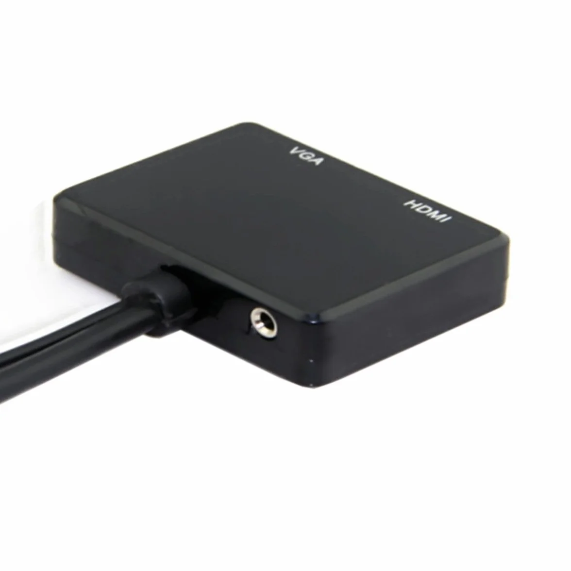 JSER HD-213 HDMI a VGA & HDMI femmina Splitter con cavo audio video convertitore adattatore per HDTV monitor PC