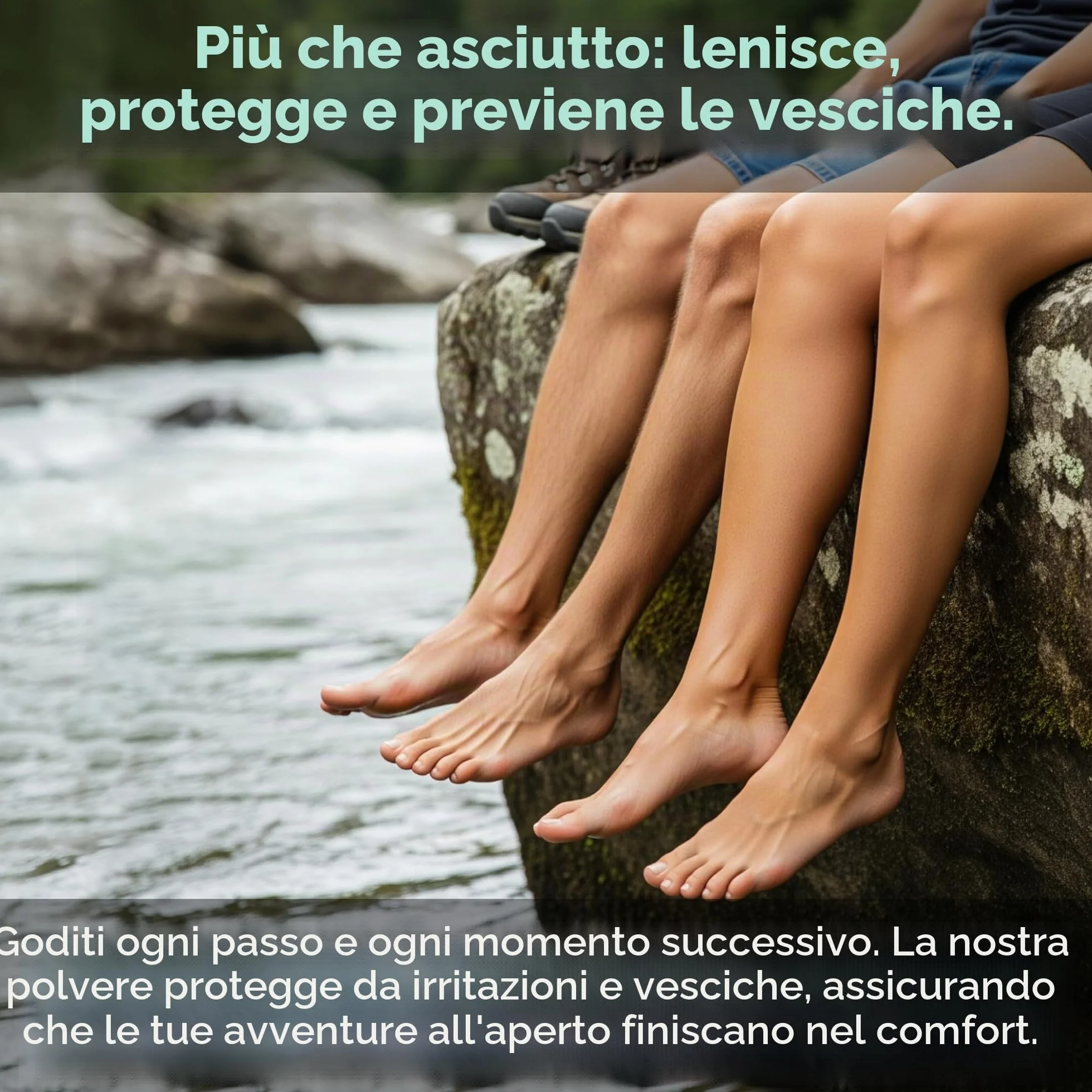 Lumi Outdoors Deodorante spray naturale per scarpe e polvere per piedi limone eucalipto