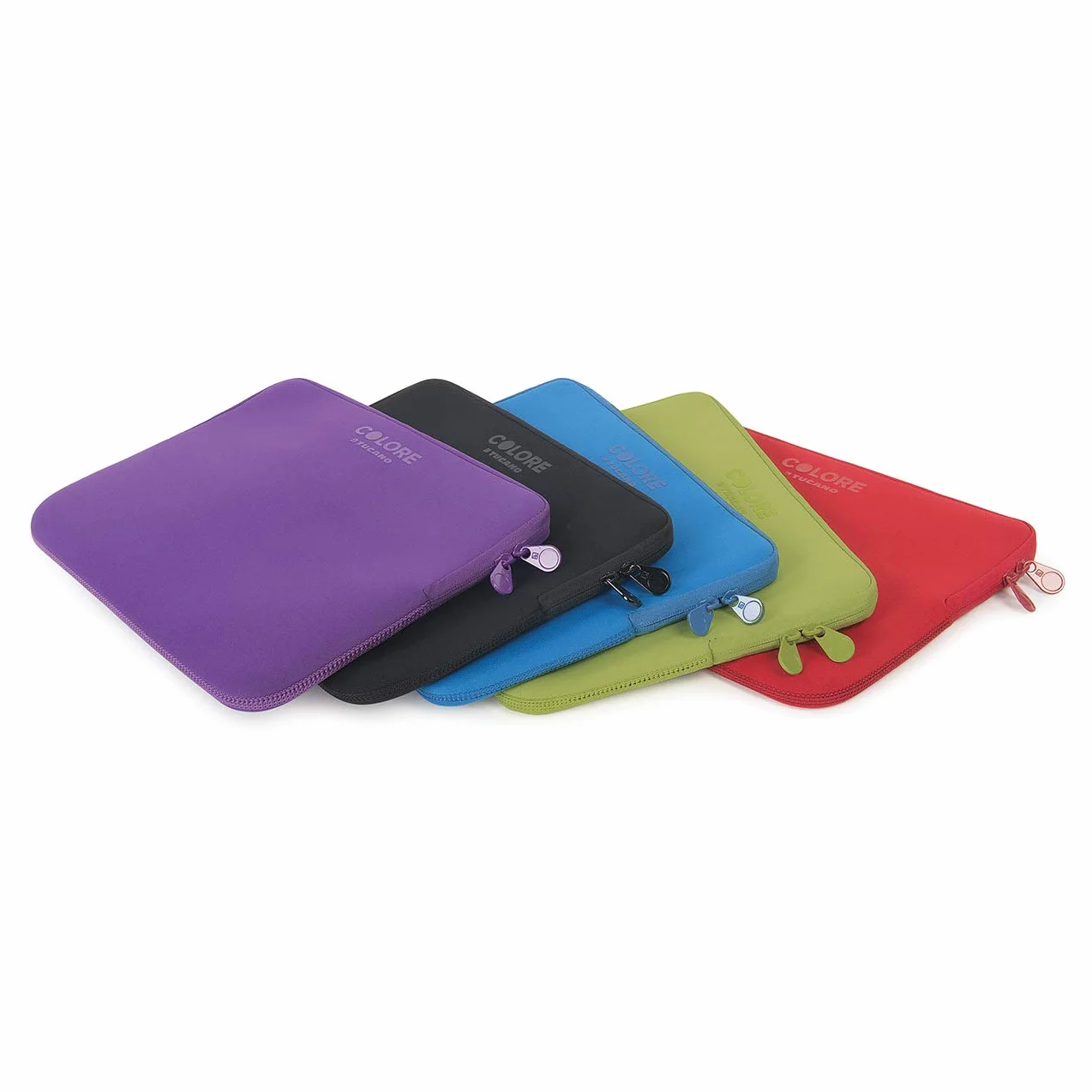 TUCANO Custodia in neoprene per notebook 11.6" & 12.5" Colore Second Skin (Rosso)