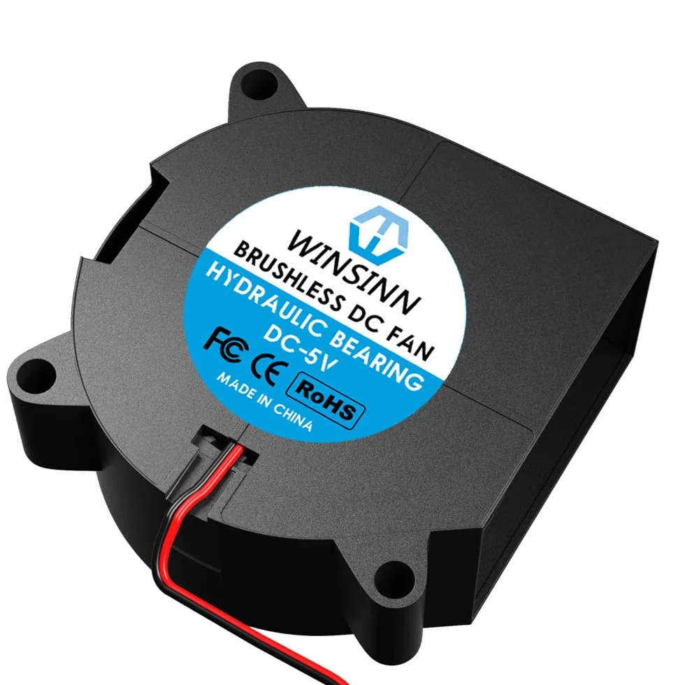 WINSINN Ventola 40 mm 5V 4020 40 x 20 mm turbina turbo brushless raffreddamento