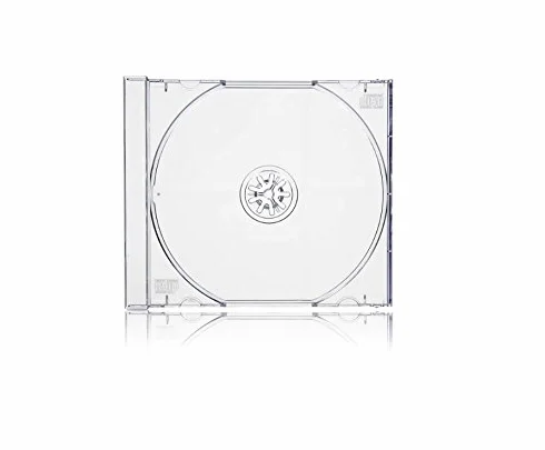 custodia CD singola trasparente 10.4mm x10