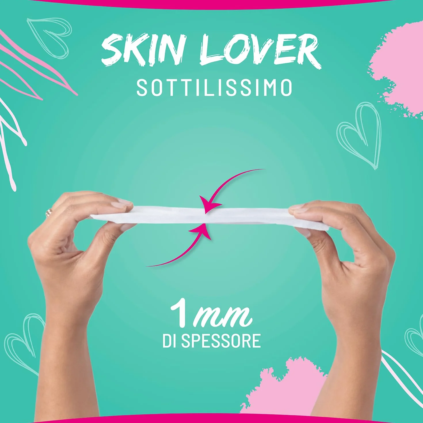 LINES INTERVALLO VELO SKIN LOVER proteggislip salvaslip 42 sztuk protezione quotidiana sottilissimo ultra flessibile