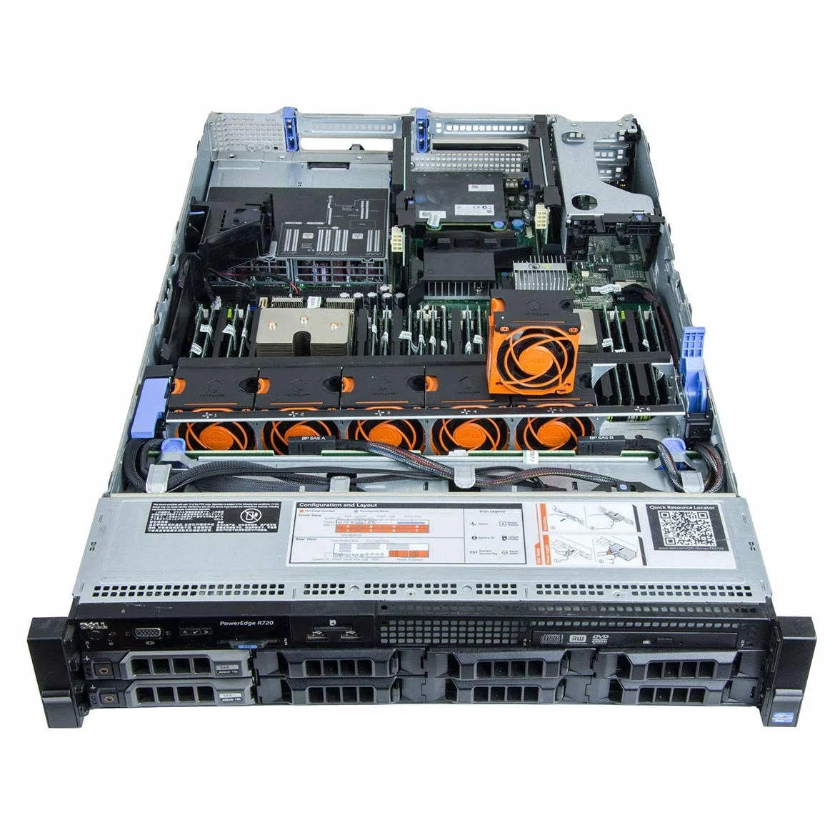 Dell PowerEdge R720 2X Xeon E5-2630L 32GB RAM 2X 2TB SAS Server