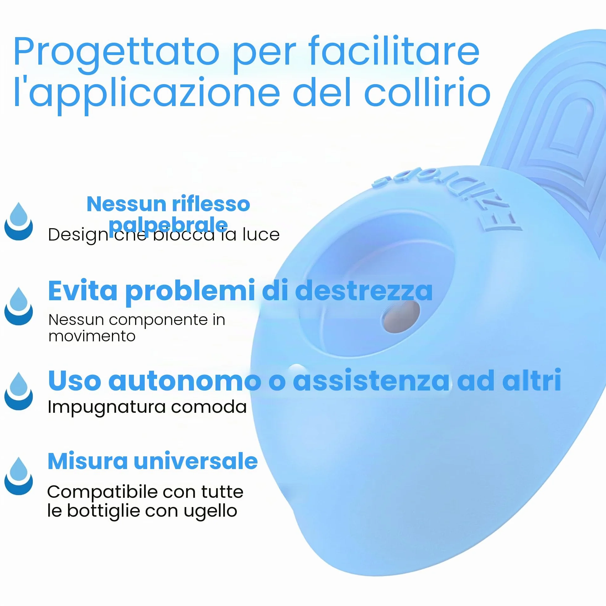 Applicatore per collirio