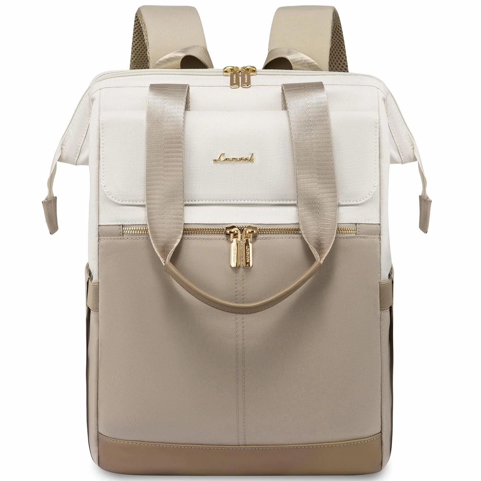 LOVEVOOK Zaino Porta PC Donna 15,6 Pollici, Antifurto e Impermeabile, Con Porta USB per Lavoro, Università, Viaggi, Docente, Ufficio, Scuola