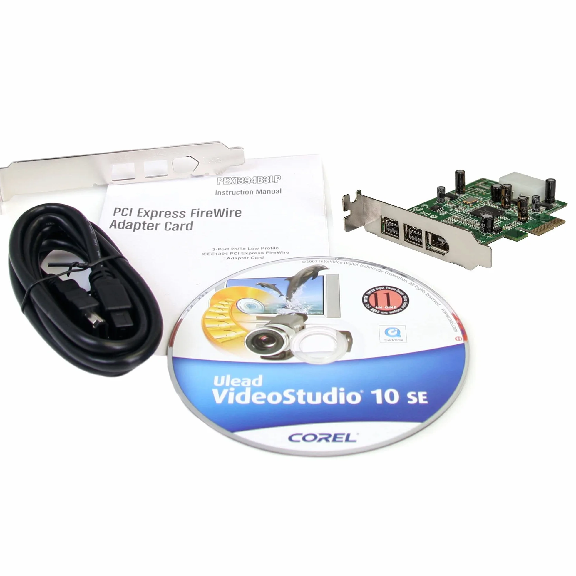 Startech.com Scheda Adatattore PCI Express Firewire 2B 1A 1394 a Basso Profilo, 3 Porte