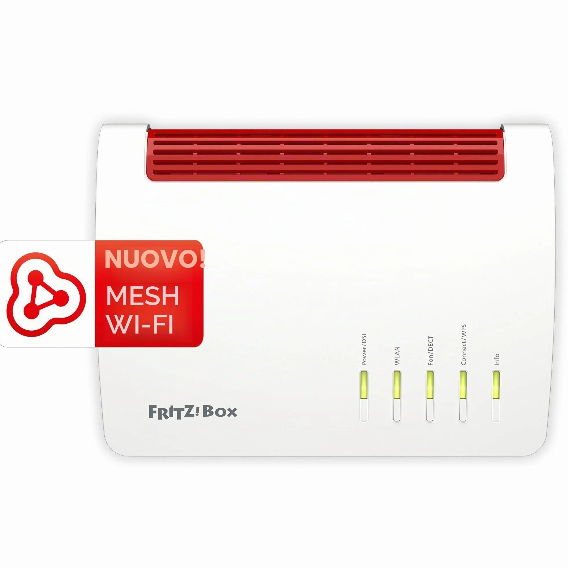 AVM Fritz!Box 7590 Router WLAN AC N VDSL ADSL MU-MIMO DECT Media Server Ricondizionato