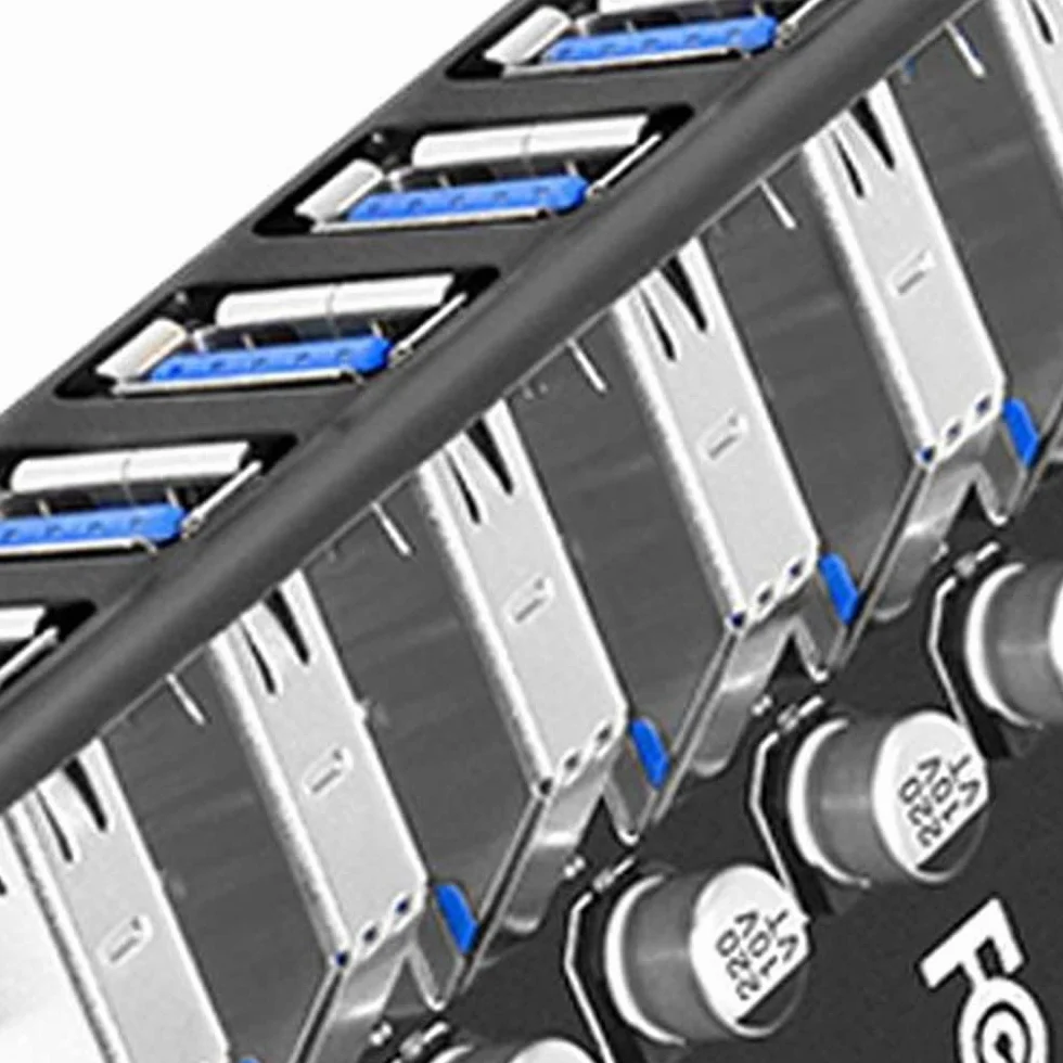 Adattatore PCI Express USB 3.0 PCI e un 7 Porte Scheda Adattatore di Espansione USB 3 Convertitore Controller USB3 PCIe PCI-E X1 (VIA)