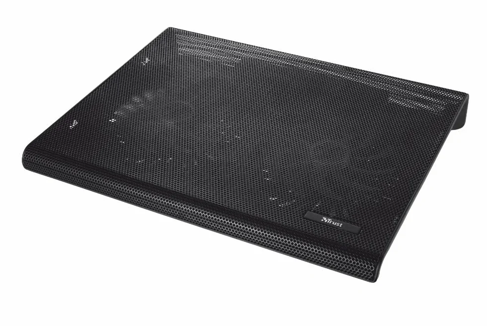 Trust Base di Raffreddamento per Laptop 17.3, 2 Ventole, USB, Cooling Pad, Nero
