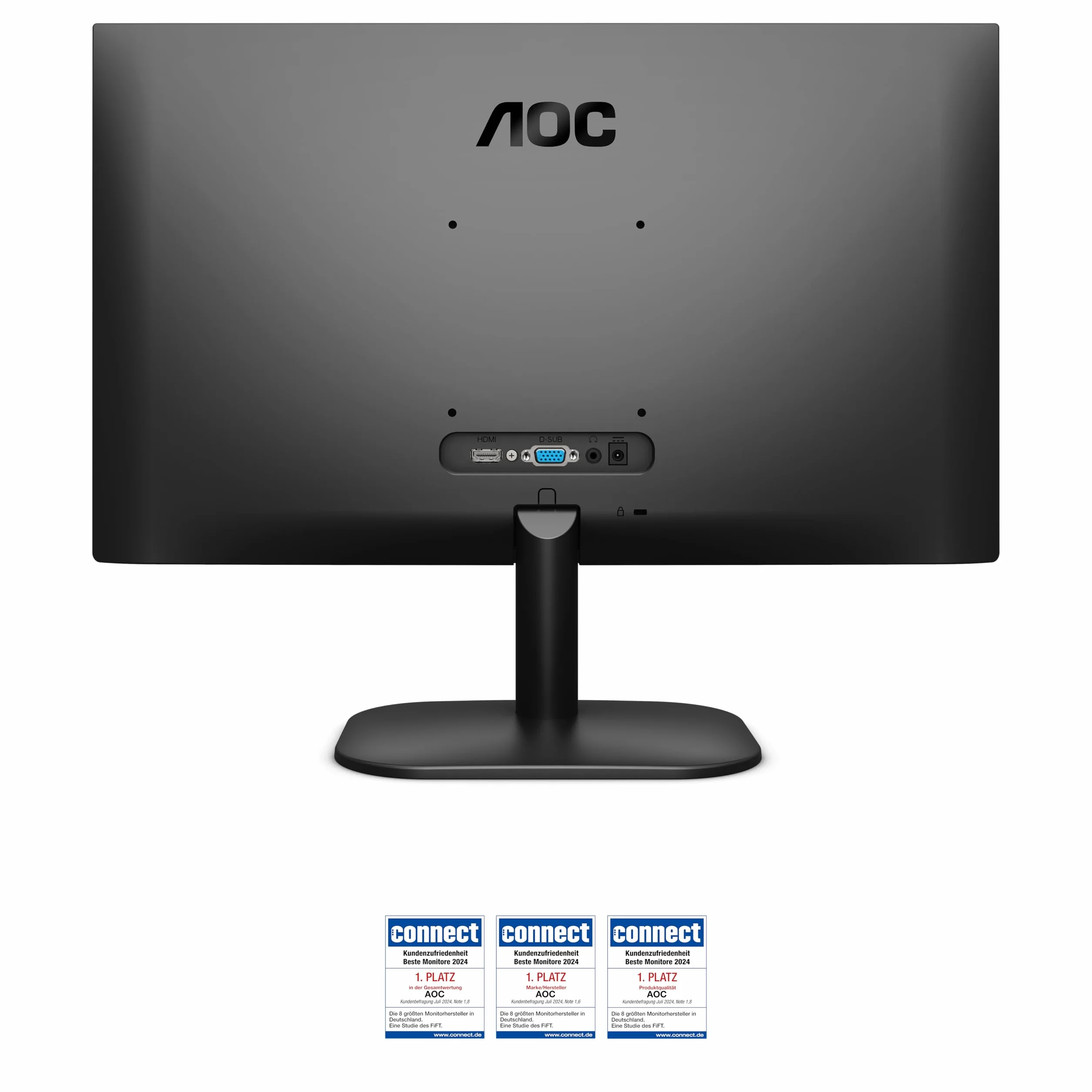 AOC 22B2H Monitor Italia LED da 21.5" VA Panel, FHD, 1920x1080, 75Kz, VGA, HDMI, Nero, 22 inch FHD VA 75Hz, HDMI - VGA, No Speakers