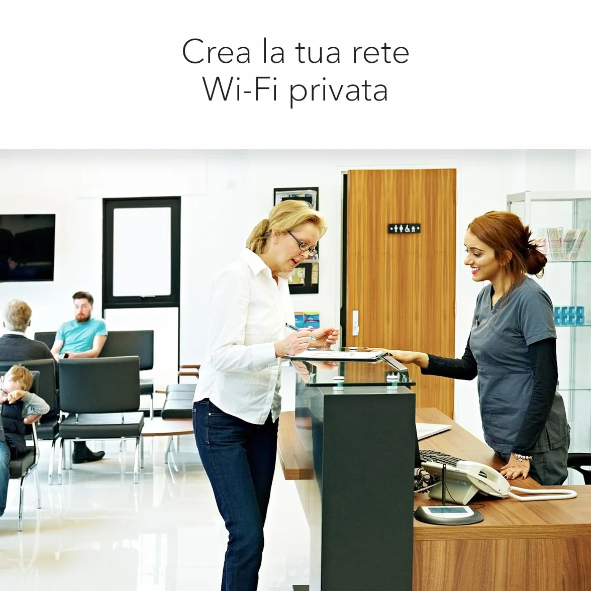 NETGEAR WAX210 Wireless Access Point – WiFi 6 Dual Band, Unifi, PoE, AX1800 Velocità