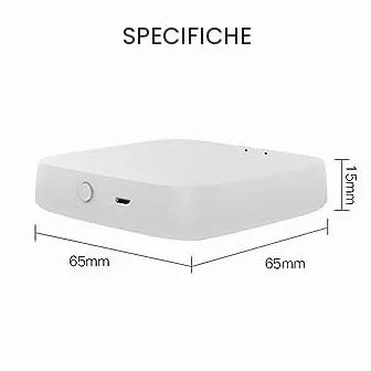 MOES Tuya ZigBee e BLE Multi-mode Smart Home Gateway WiFi Mesh Hub, funziona con Tuya ZigBee o prodotti BLE Smart Home, controllo vocale tramite Alexa Google Home
