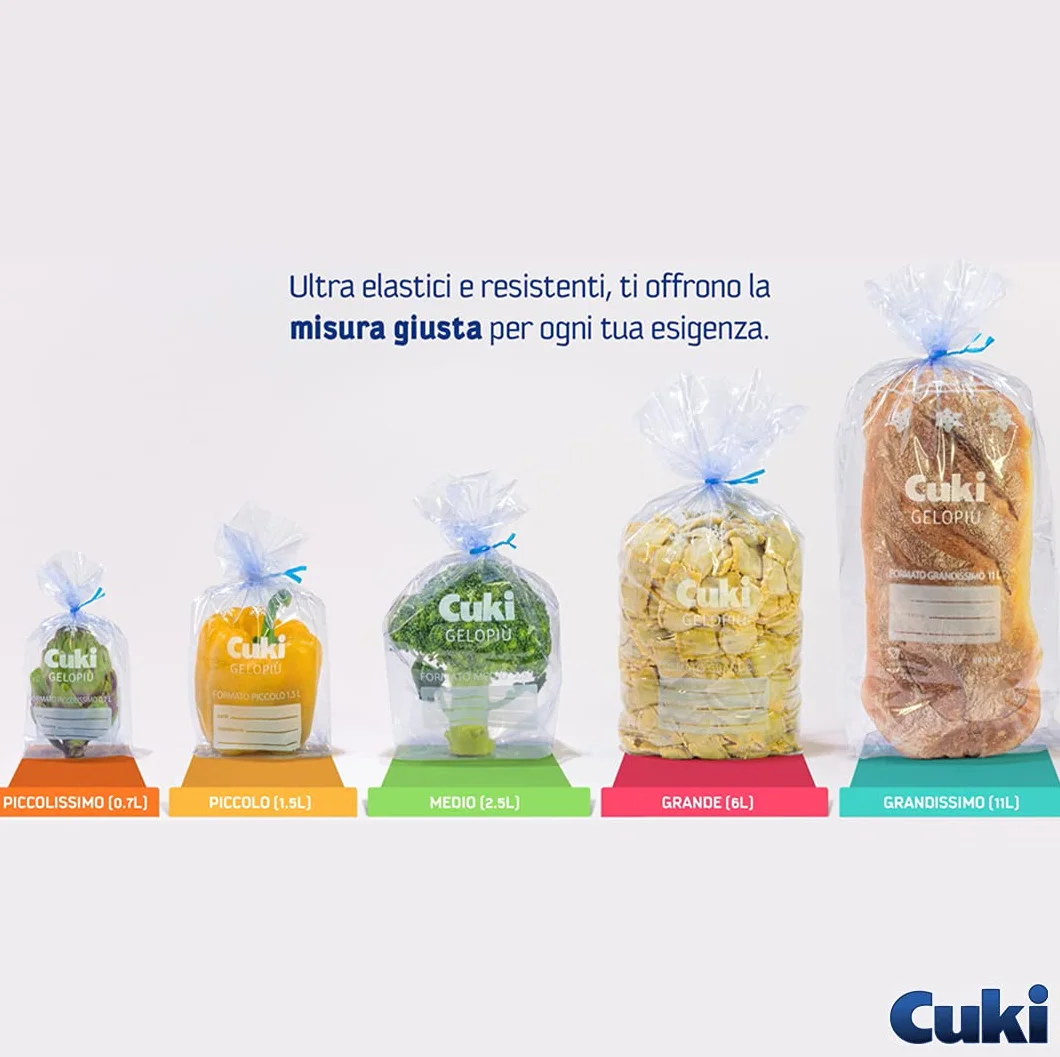 Cuki Gelopiù sacchetti freezer 7 strati 35x50 cm 11 L 40 pz