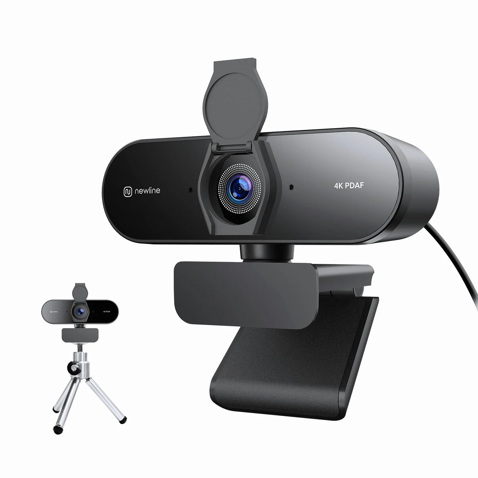 Webcam PC 4K con 2 Microfoni, 12 Megapixel