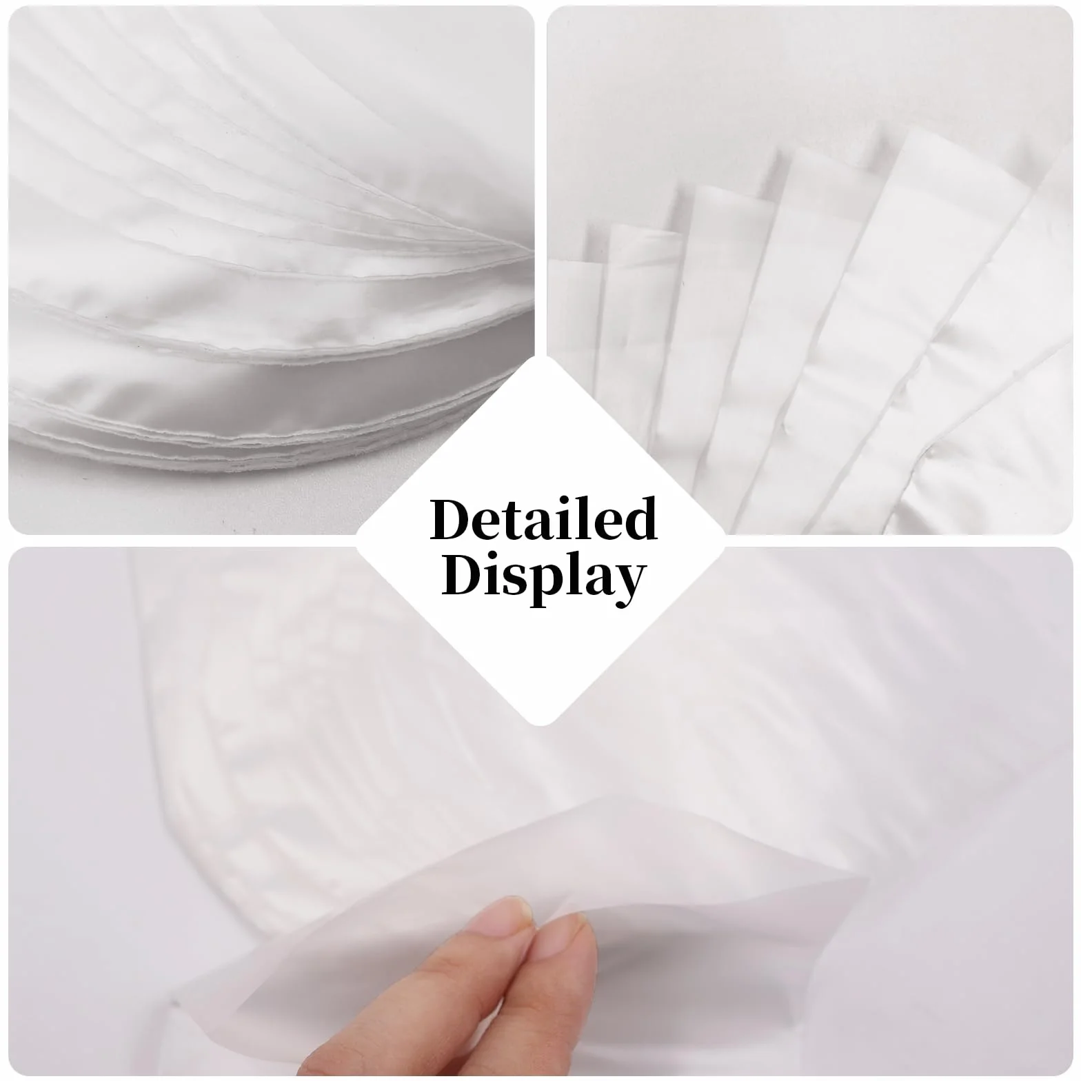 50 custodie interne in plastica antistatica per CD e DVD, per raccoglitori e dischi (100)