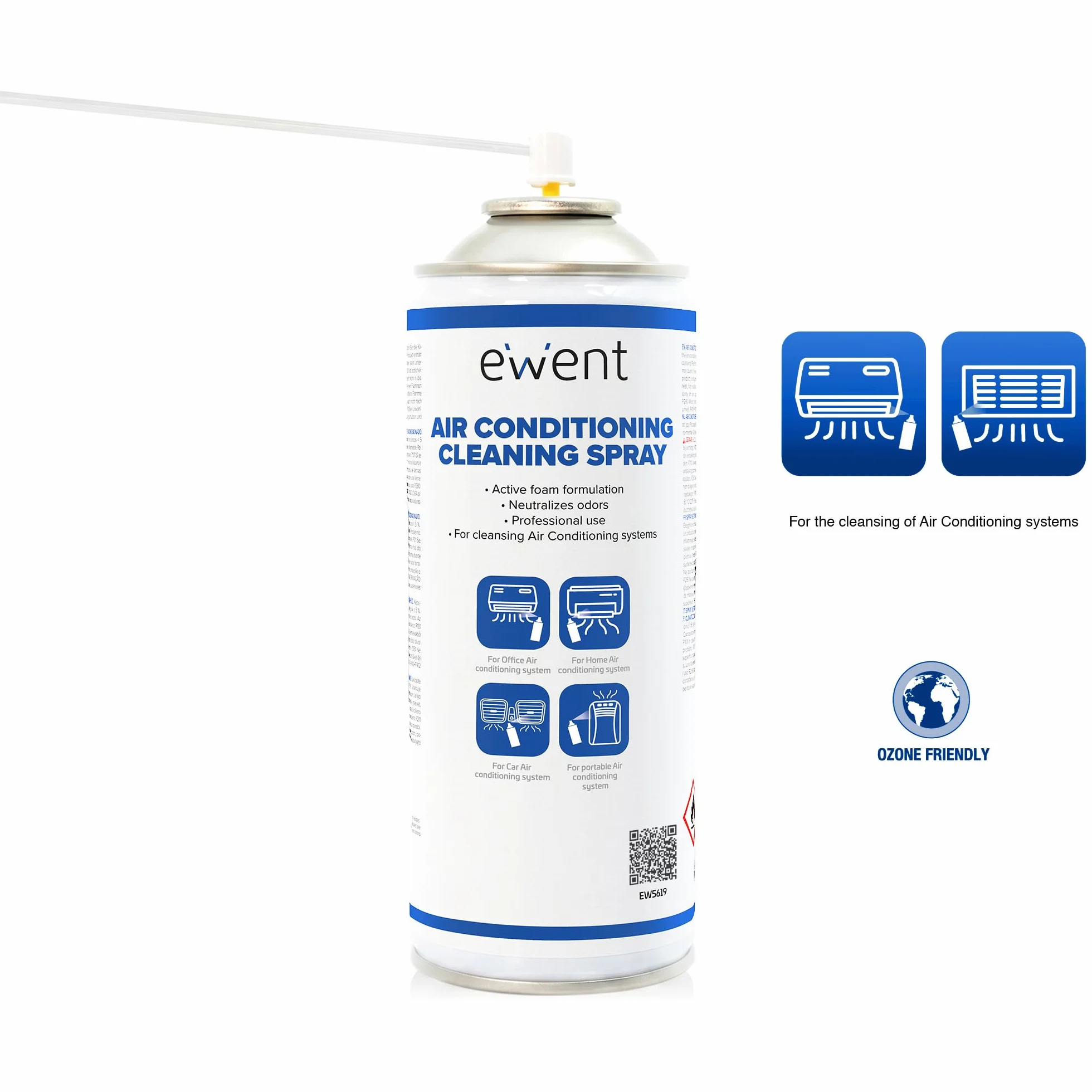 Ewent EW5619 Spray Igienizzante detergente aria condizionata 400ml