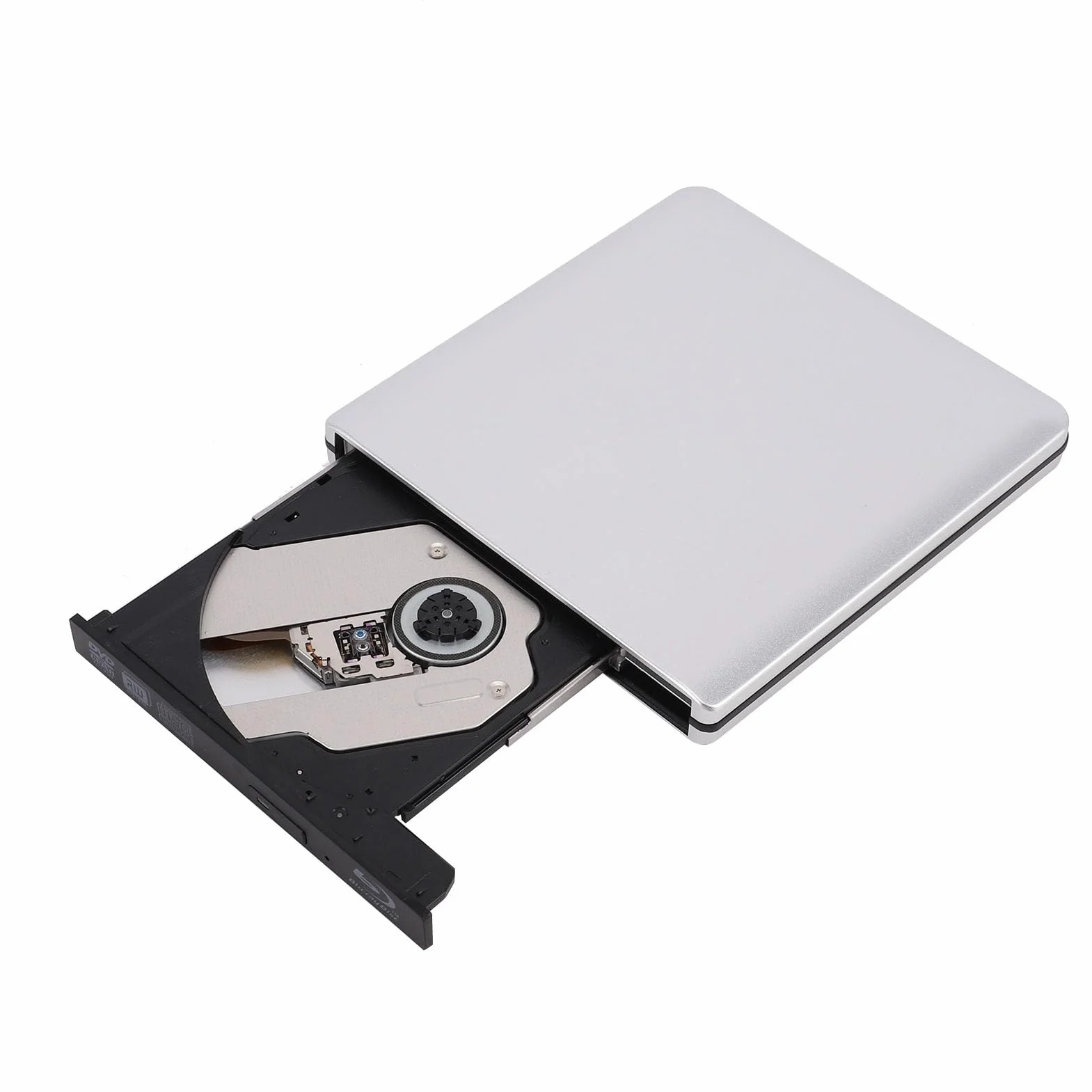 Dpofirs Lettore Blu-Ray per PC, USB3.0 Blu-Ray, unità Ottica Esterna, masterizzatore a Disco, Dvd, CD, masterizzatore BD, registratore