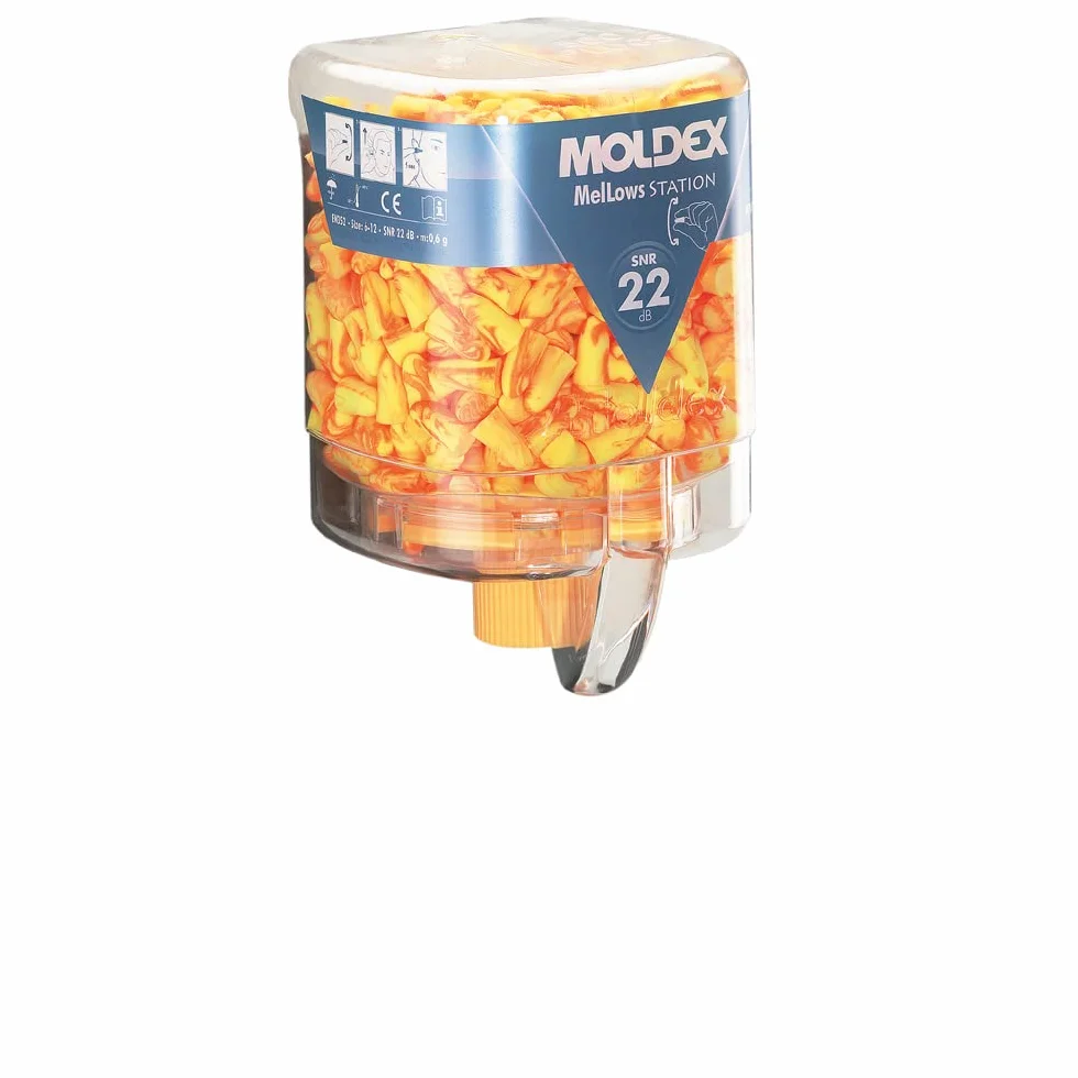 Moldex 7625 Mellows Station Tappi per orecchie SNR 22 gommapiuma usa e getta 250 paia