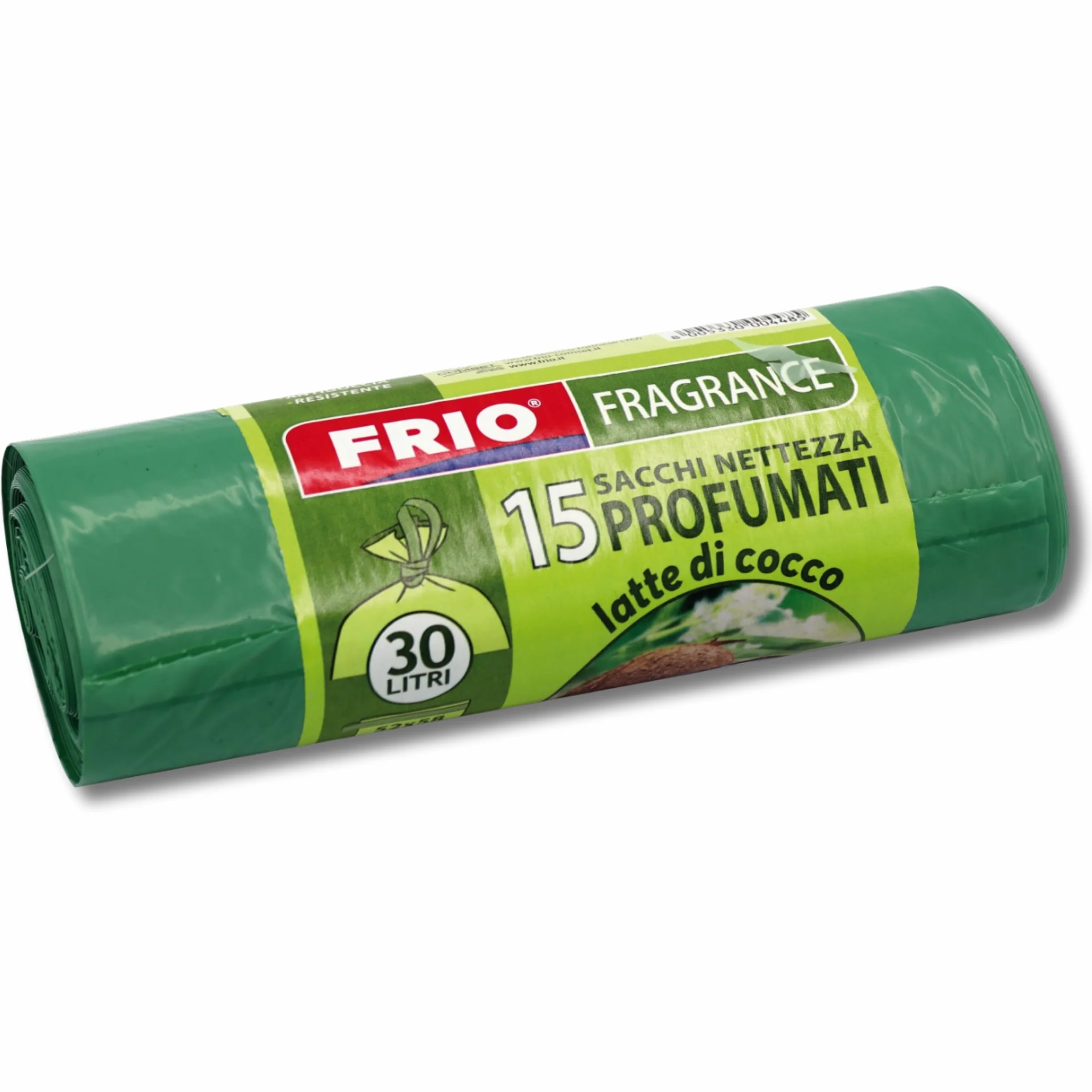 FRIO Sacchetti per la Spazzatura 30 Litri 52x58cm Verde Extra Resistenti