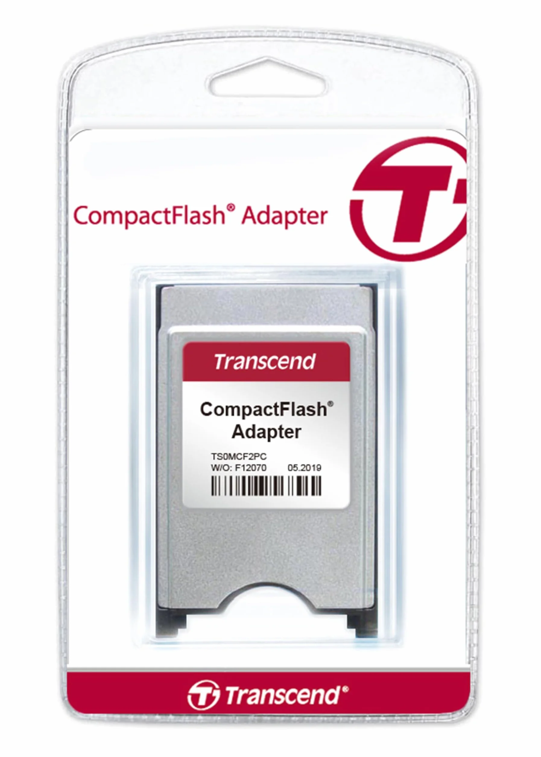 Transcend Adattatore PCMCIA CompactFlash, trasferimento dati ad alta velocità, plug & play - TS0MCF2PC