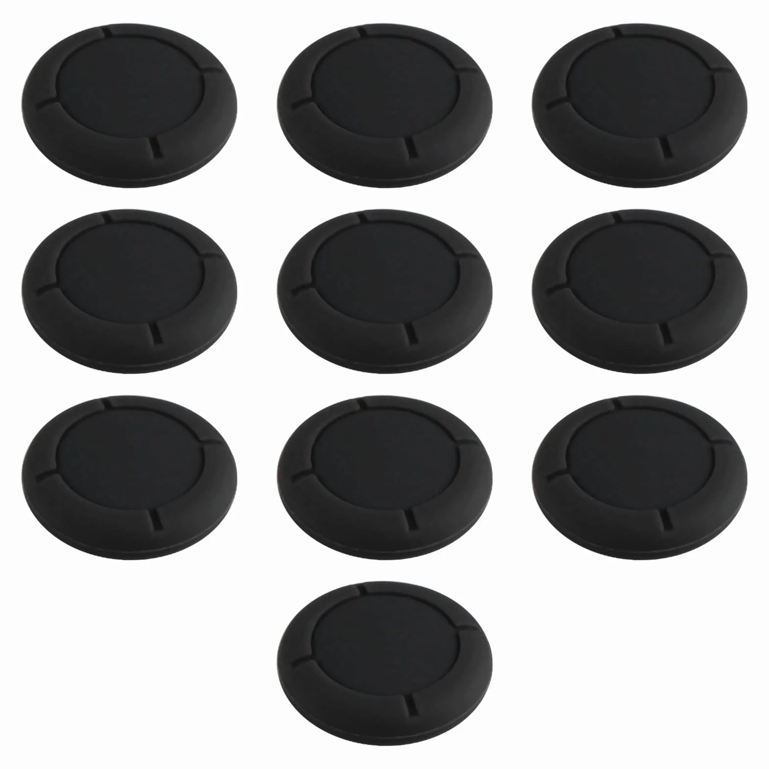 5 paia di tappi joystick in silicone per Nintendo Switch/Lite/OLED Thumb Grip Analogico Stick Cover per Pollice Manici di Protezione Controllore di Ricambio Caps Protezione Comfort Gaming Nero