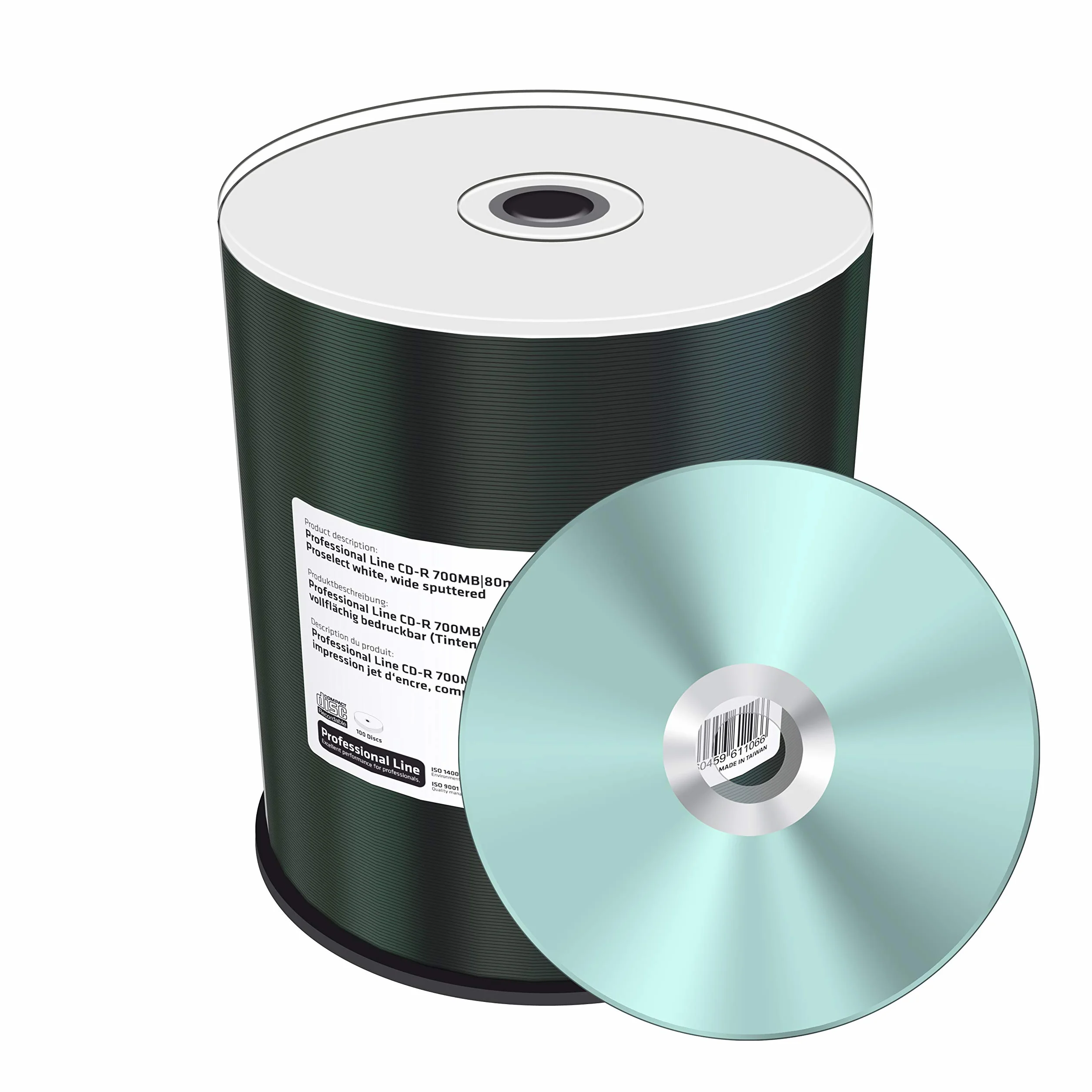 MediaRange MRPL501-C CD in bianco - CD-RW vergini (CD-R, scatola per torta)