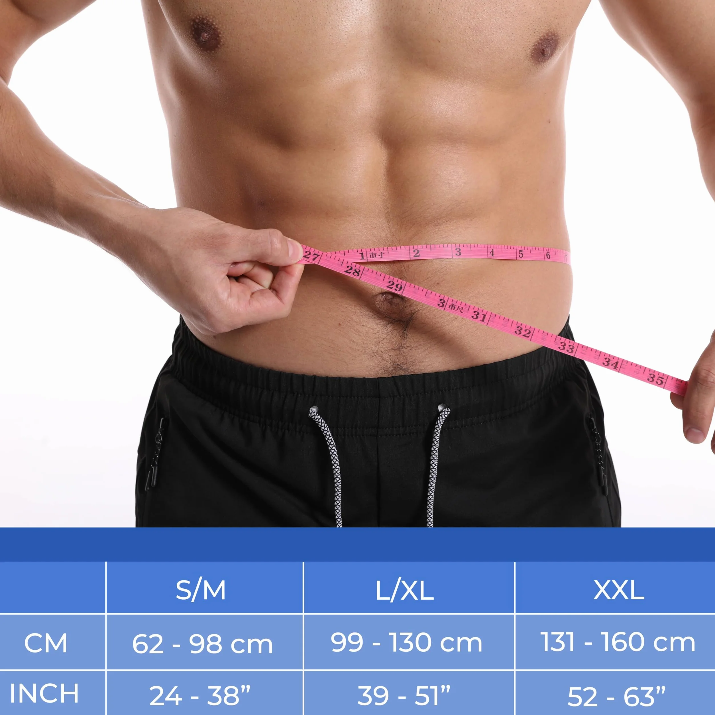 Cinto per ernia ombelicale - Sostegno addominale traspirante ergonomico terapeutico L/XL