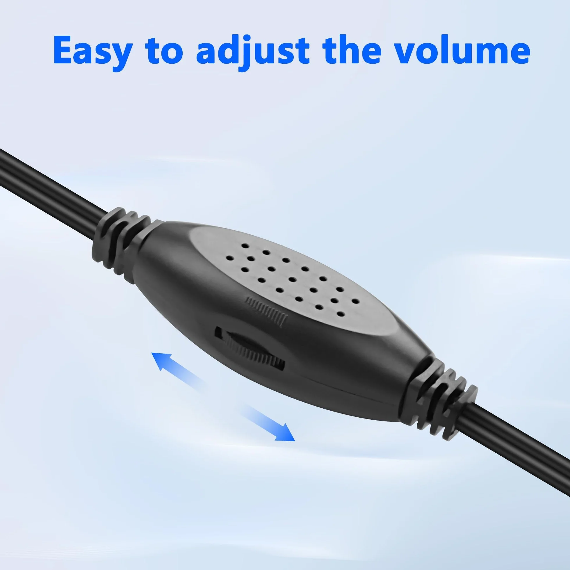 Altoparlante USB TRS regolazione volume stereo per PC laptop telefono 1,2 m