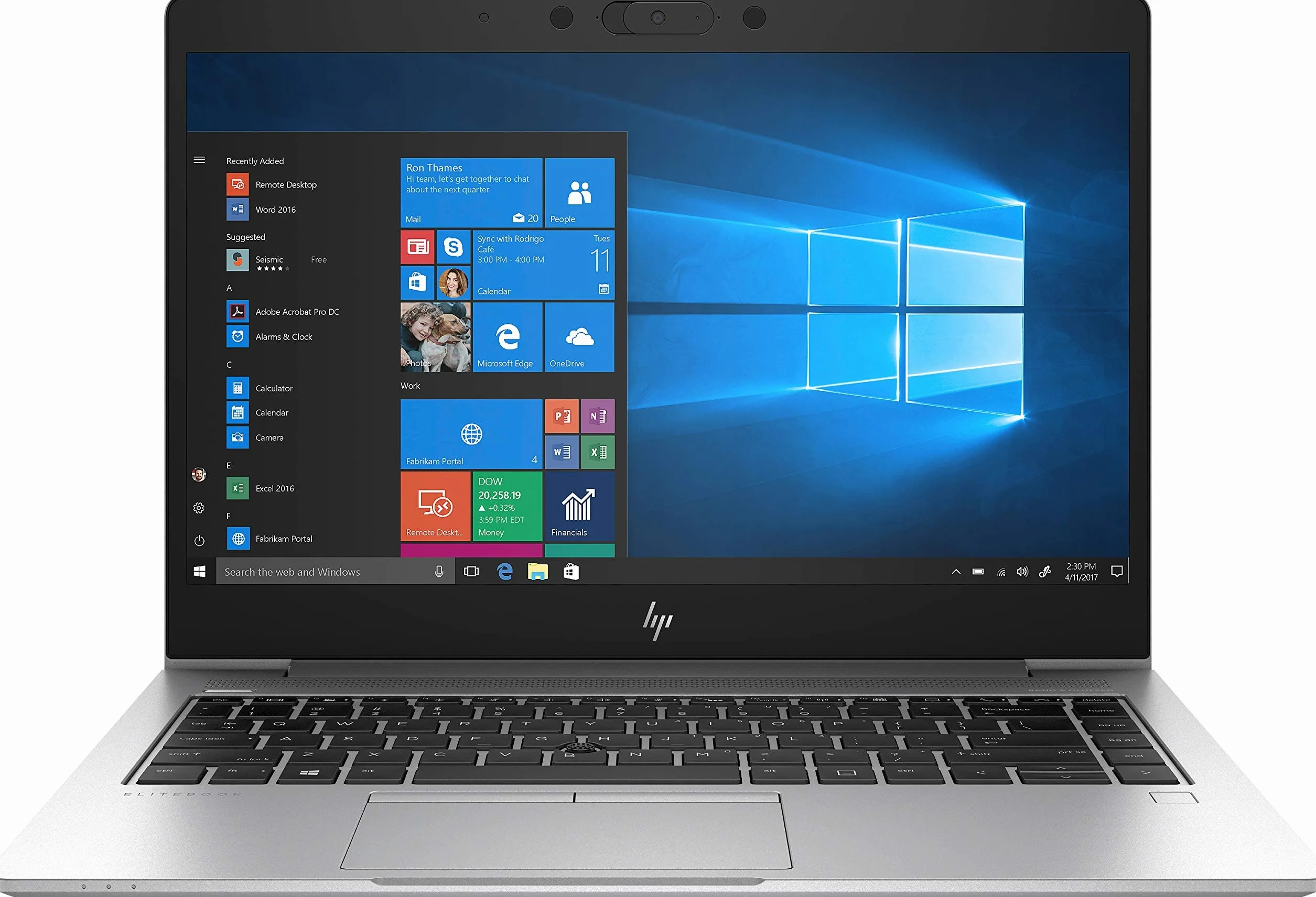 HP Elitebook 745 G6 Notebook PC AMD Ryzen 7 3700U 16GB RAM 256GB SSD 14" FullHD Webcam Windows 11 Pro (Ricondizionato)
