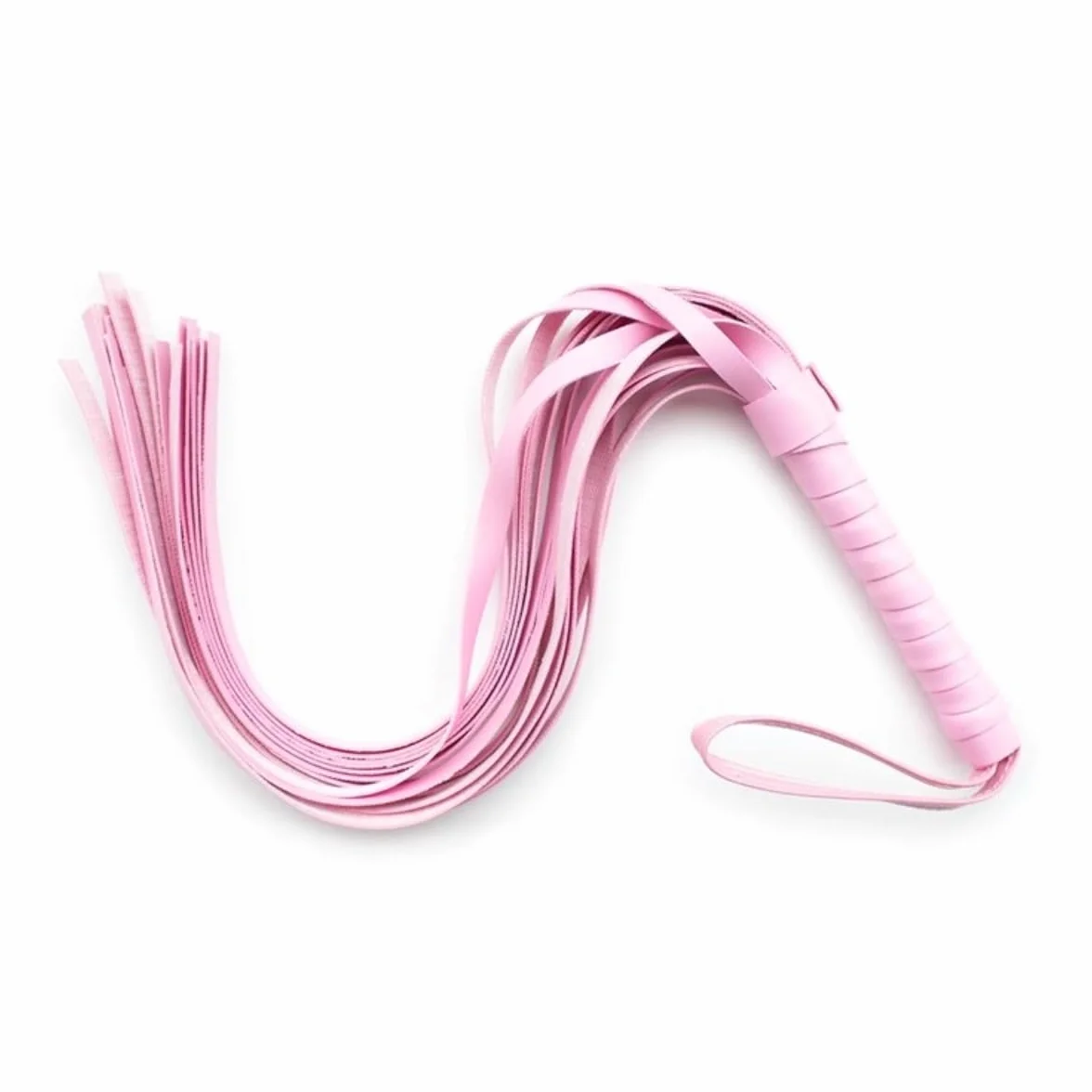 Sex toy La Bellezza Incontra L'eleganza Colletto Circolare Frusta in Pelle Rosa